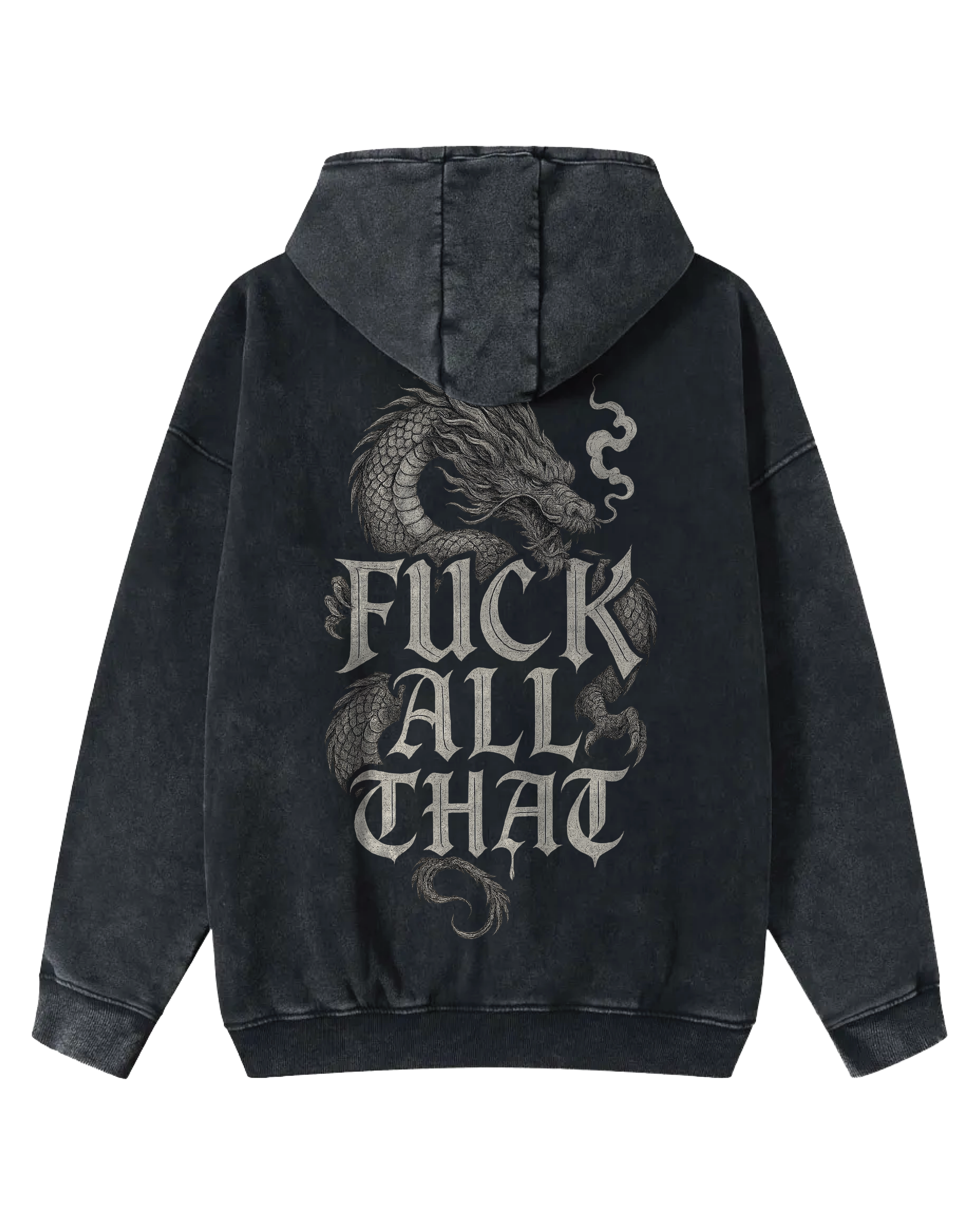 Fuck All That Snow Washed Zip Hoodie