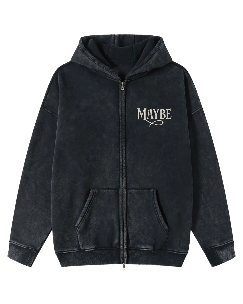 Fuck All That Snow Washed Zip Hoodie