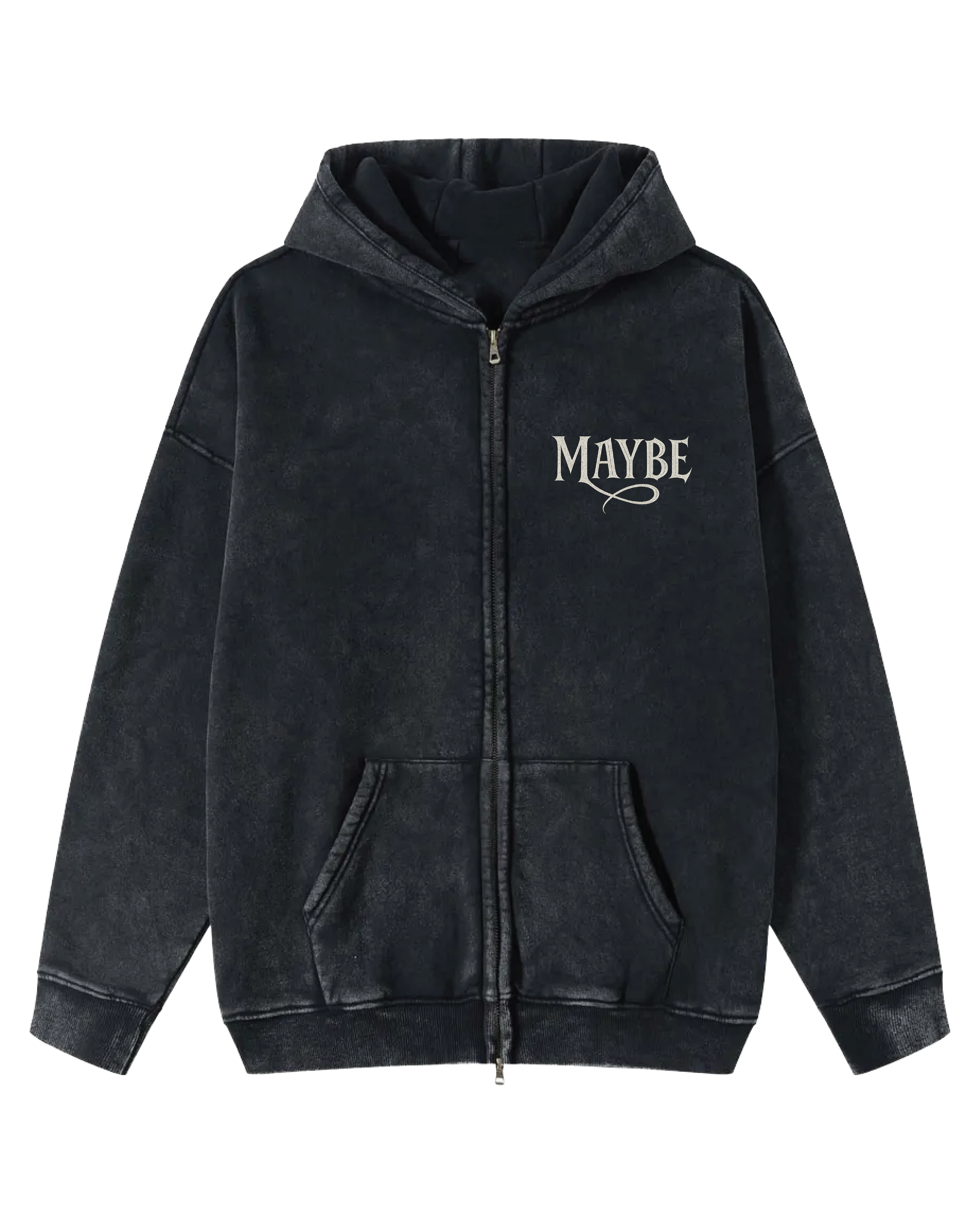 Fuck All That Snow Washed Zip Hoodie
