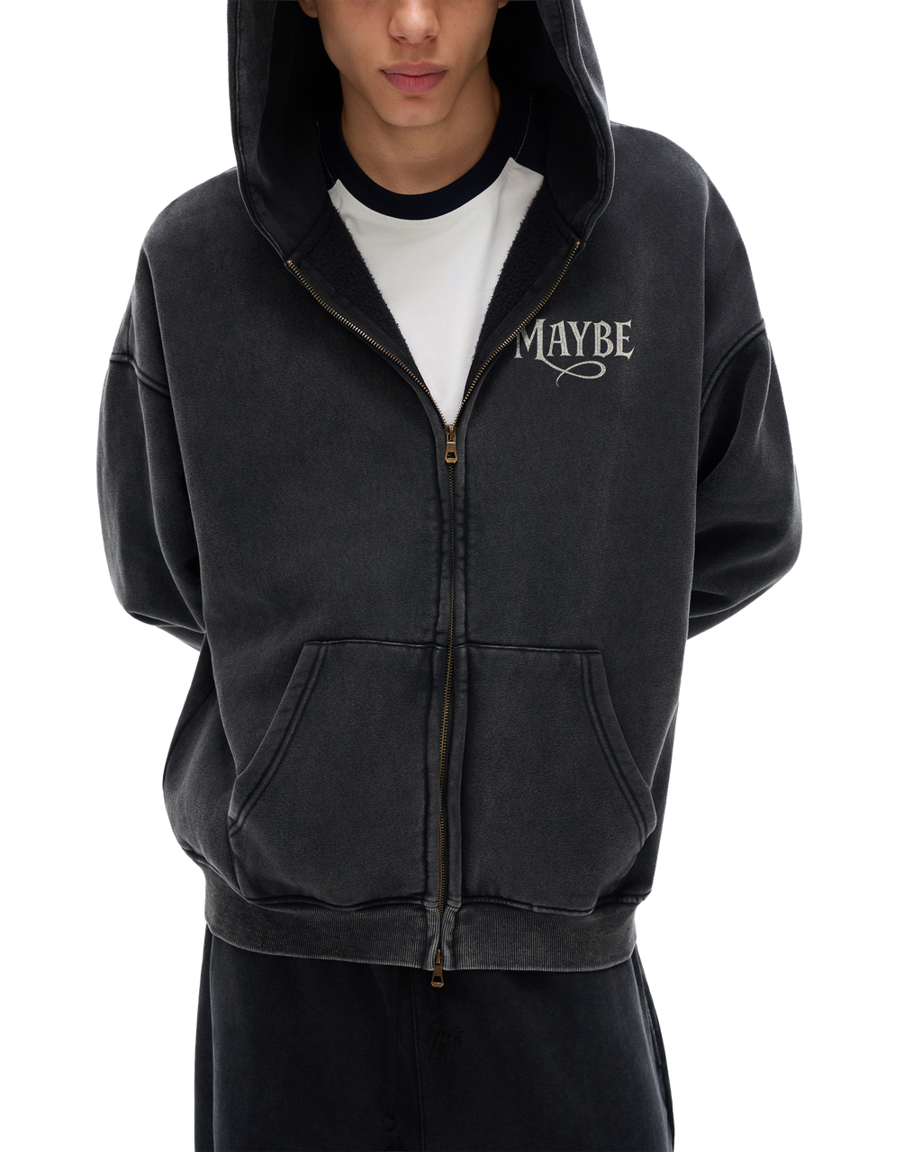 Fuck All That Snow Washed Zip Hoodie