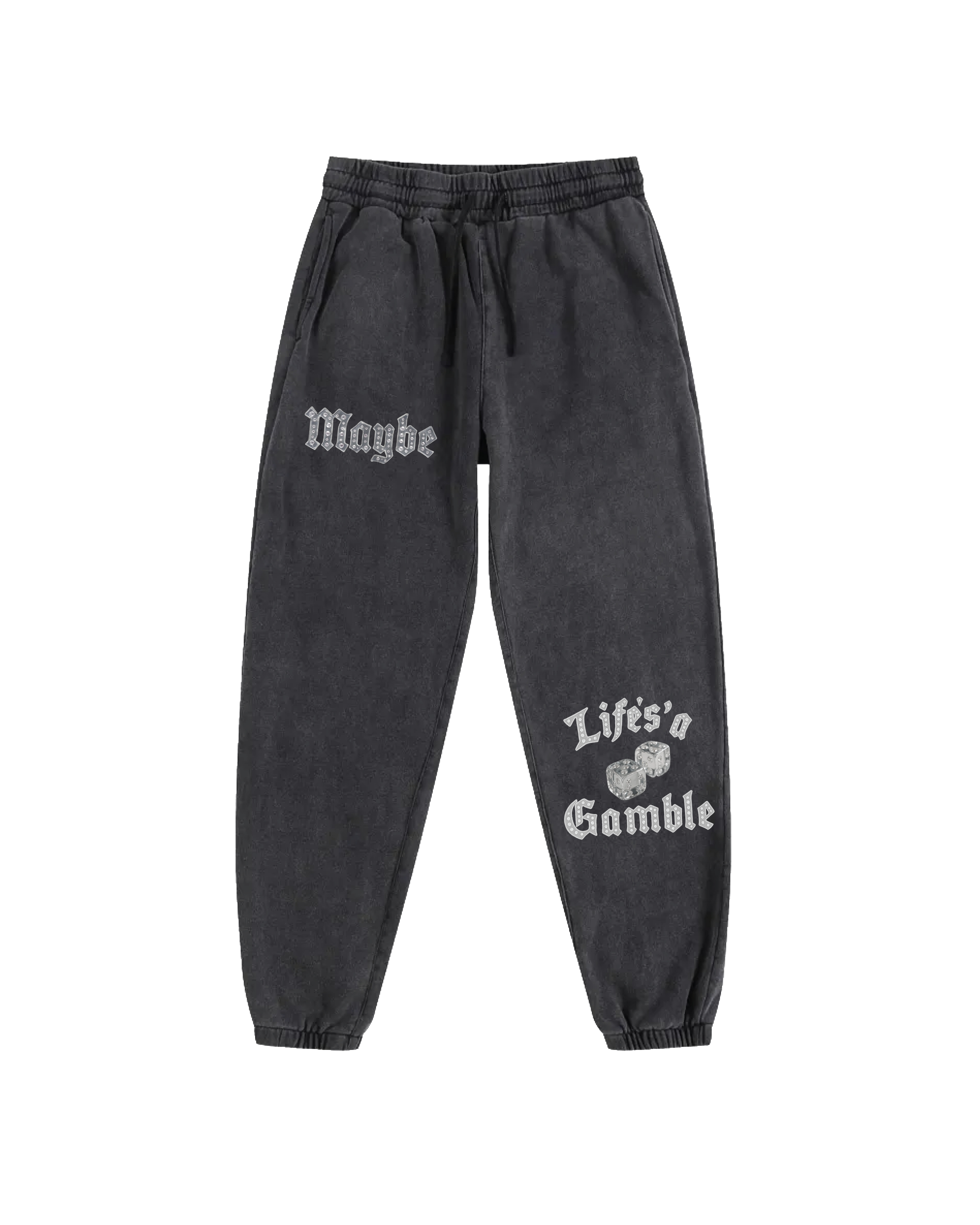 Life's a Gamble Enzyme Washed Sweatpants