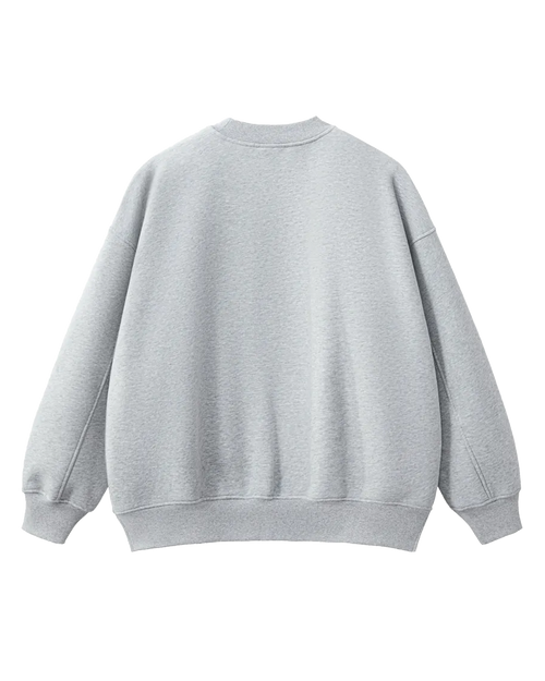 Attitude Problem Side Slit Crewneck Sweatshirt