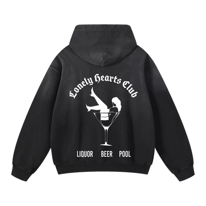 Lonely Hearts Club Handcrafted Drop Shoulder Oversized Hoodie