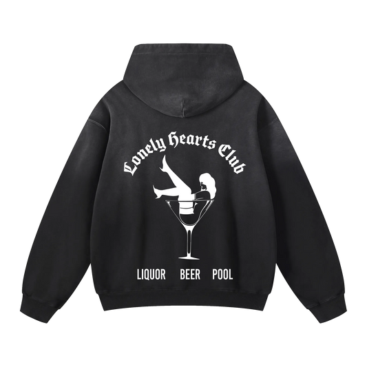 Lonely Hearts Club Handcrafted Drop Shoulder Oversized Hoodie