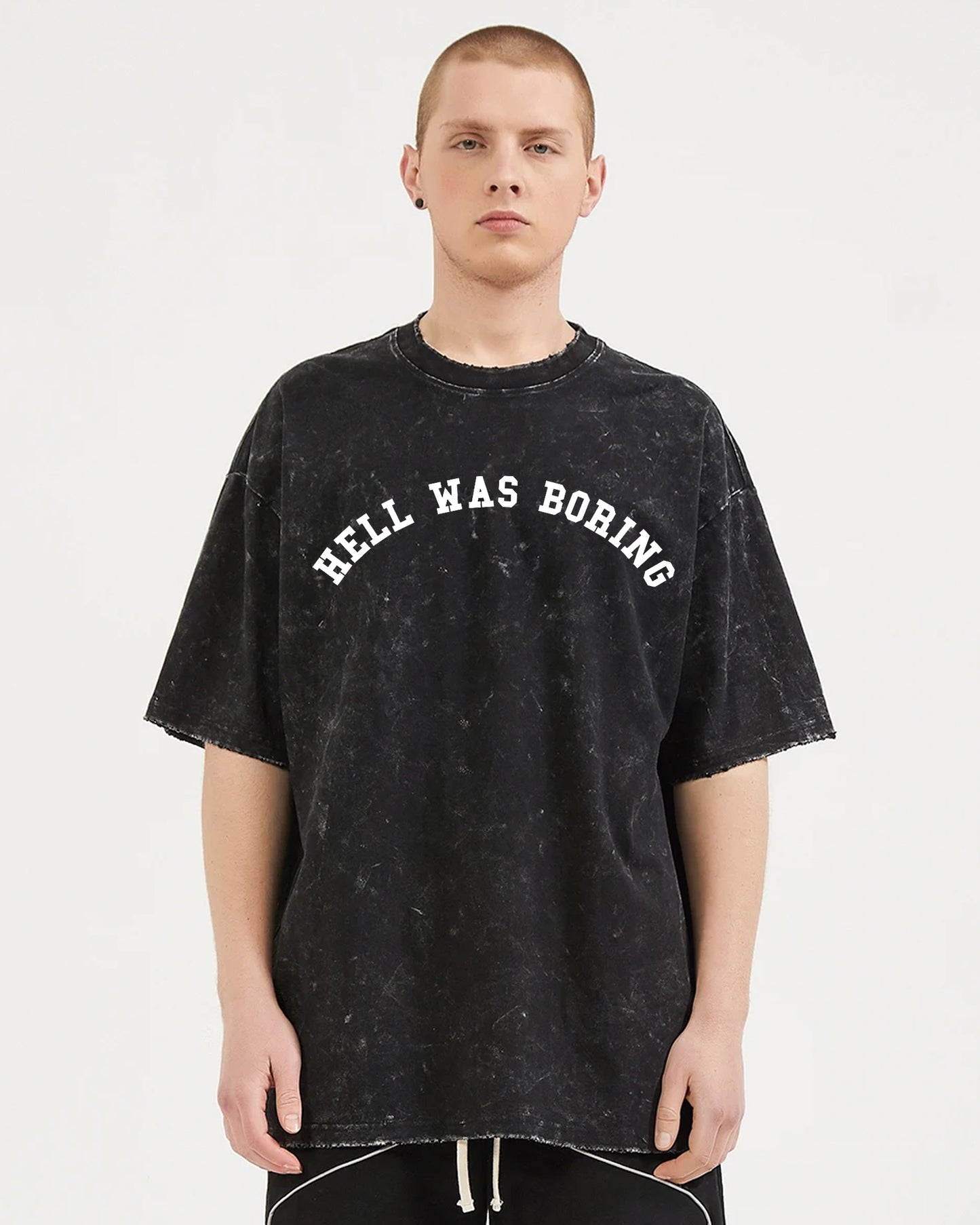 Hell Was Boring in Distressed Black