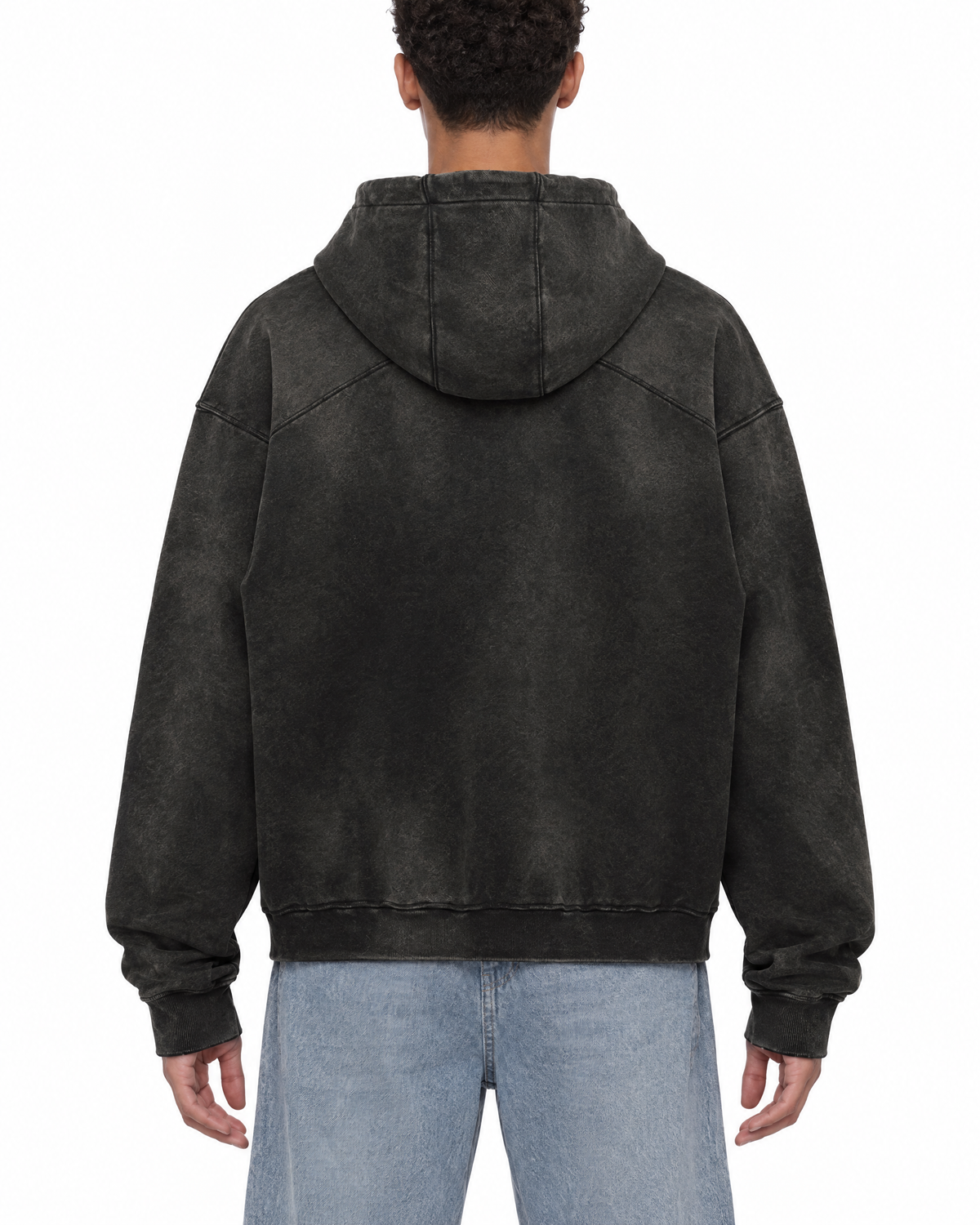 Chrome Logo Hoodie on model, back