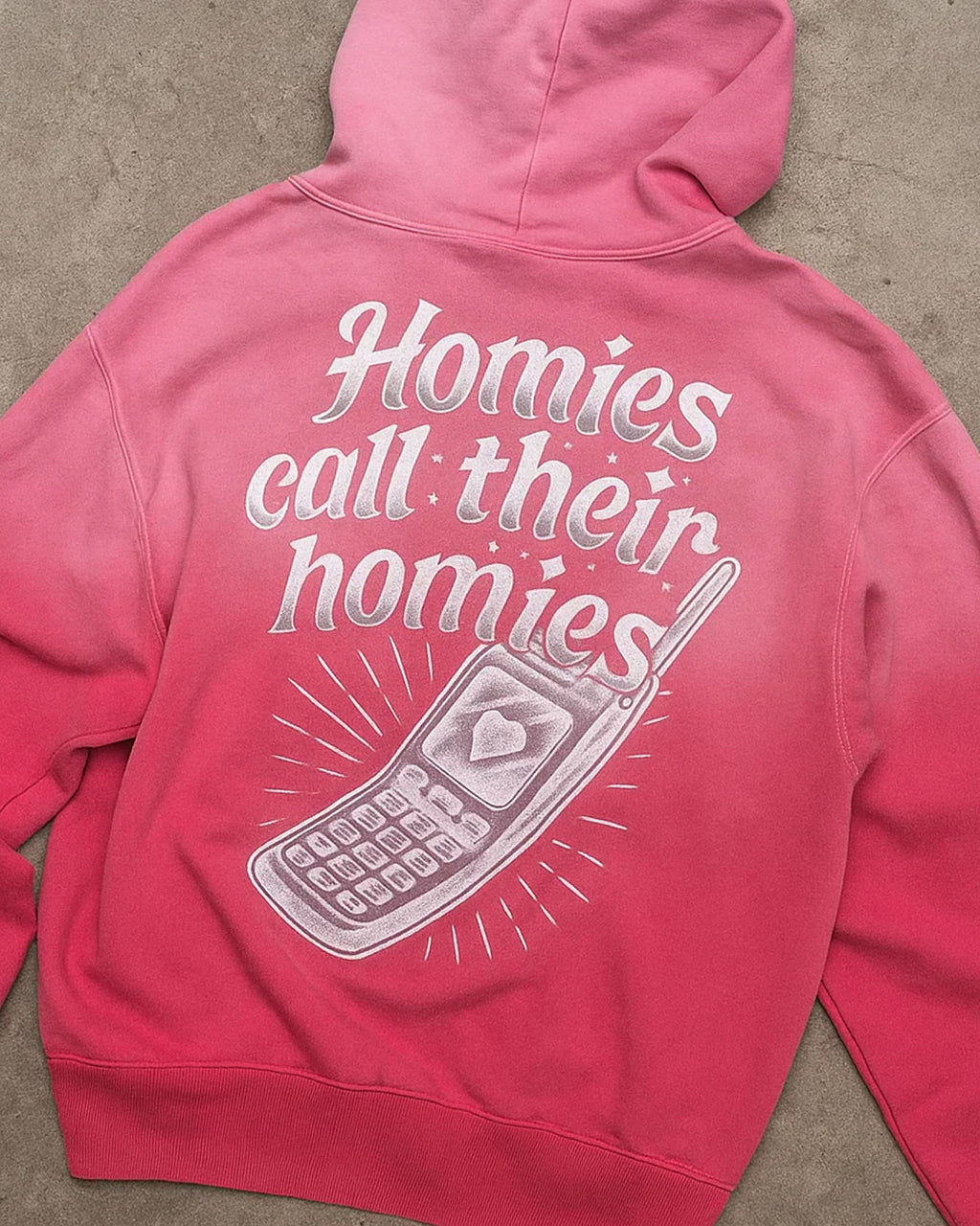 Homies Call their Homies Sun Faded Hoodie