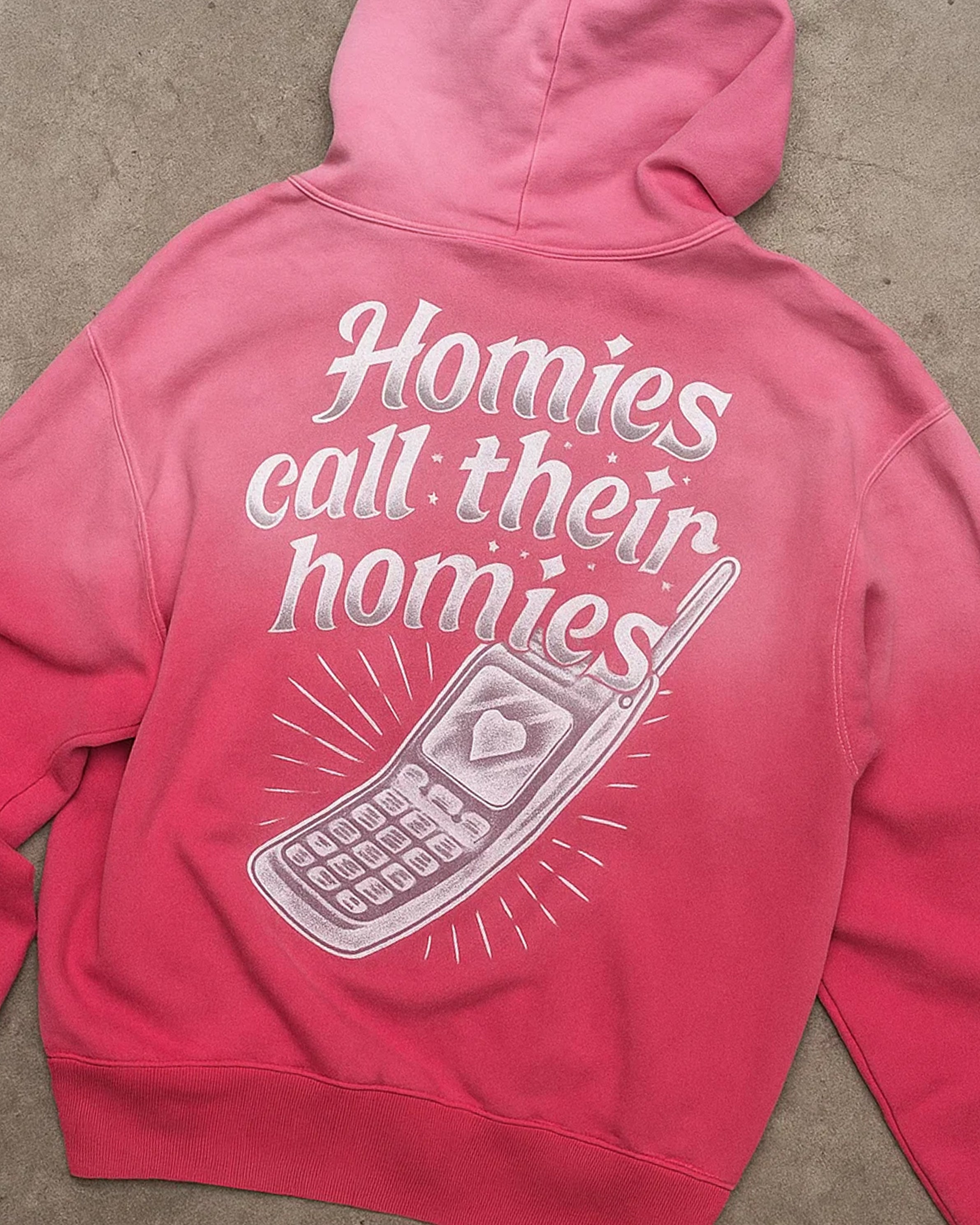 Homies Call their Homies Sun Faded Hoodie