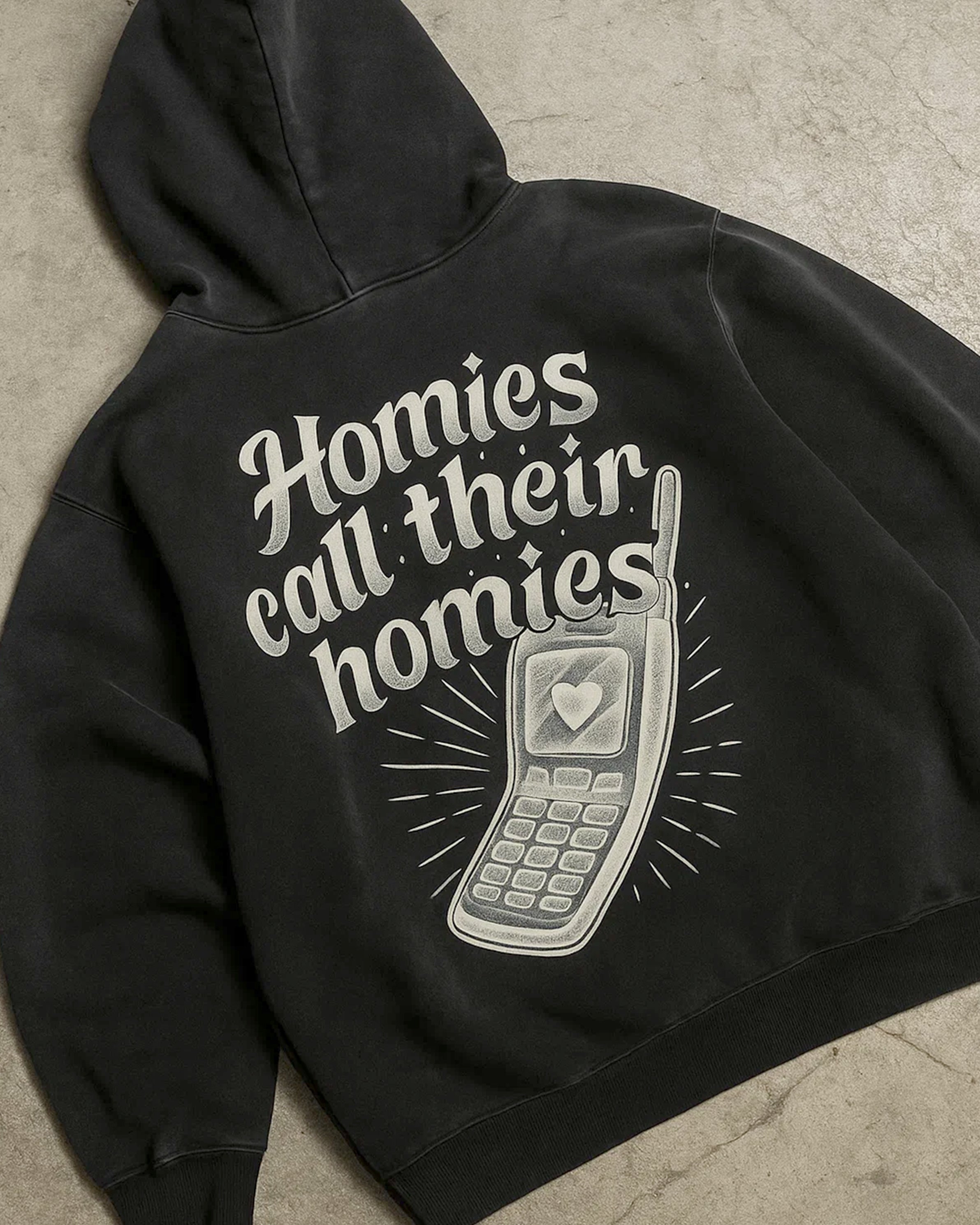 Homies Call their Homies Sun Faded Hoodie