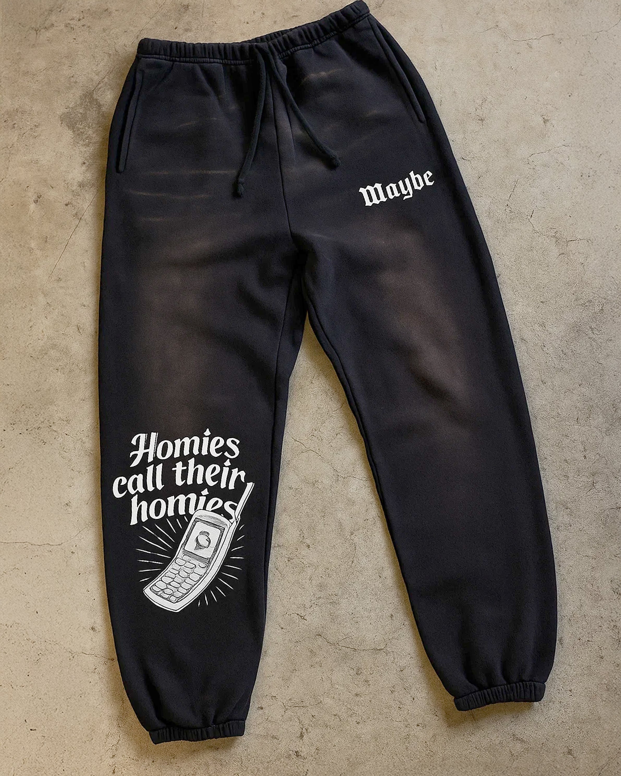 Homies Call their Homies Sunfaded Fleece Sweatpants