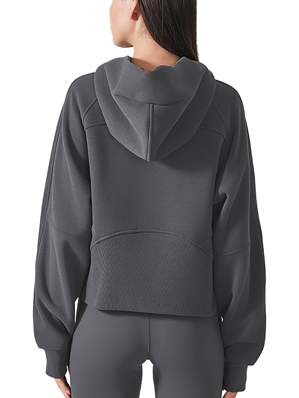 EVERYDAY Cropped Zip-Through Hoodie