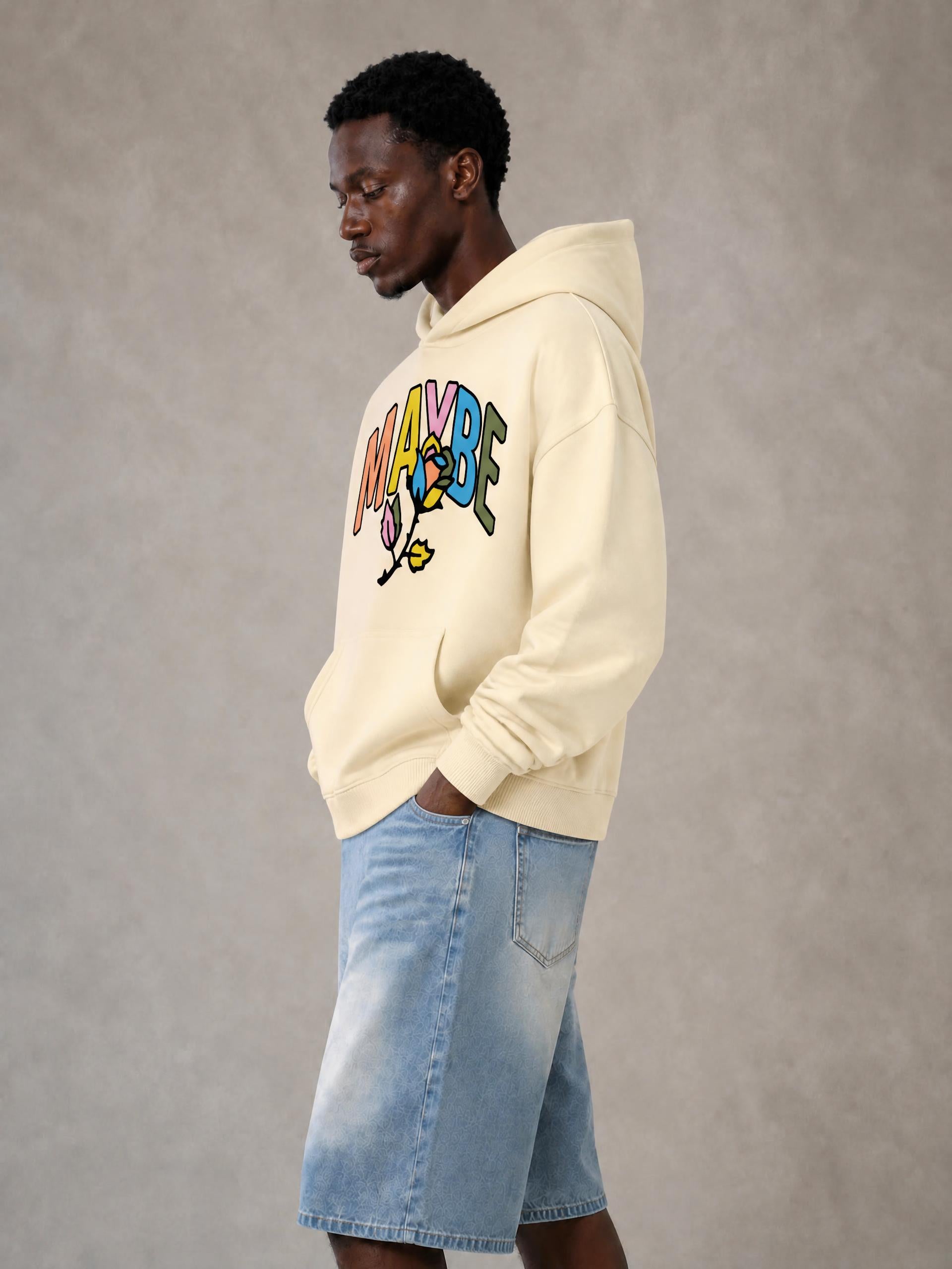 Fall Rose Fleece Hoodie