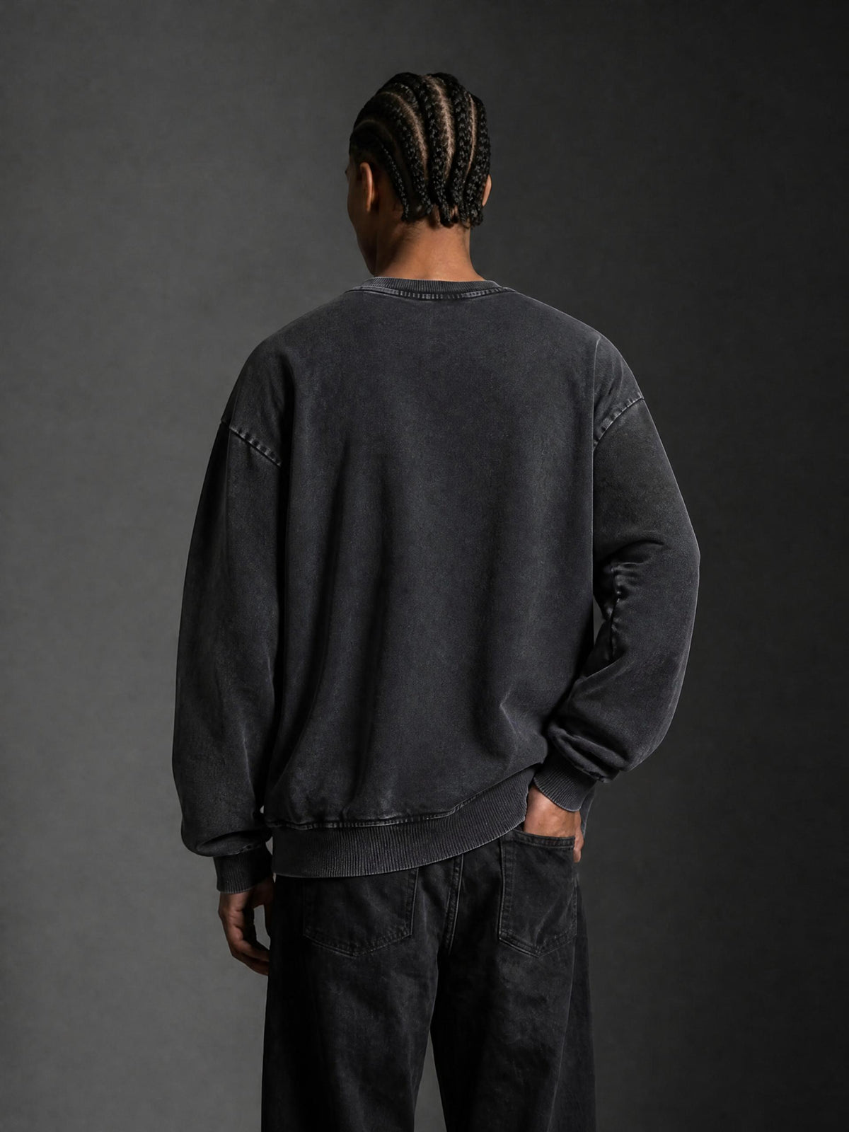 Evil Inside Snow Washed Crewneck
