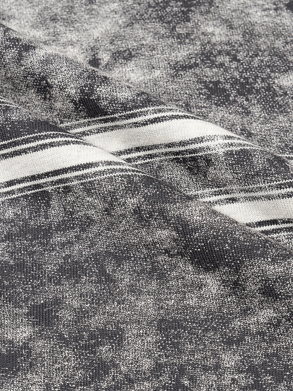 Logo Washed Stripe Boxy Tee