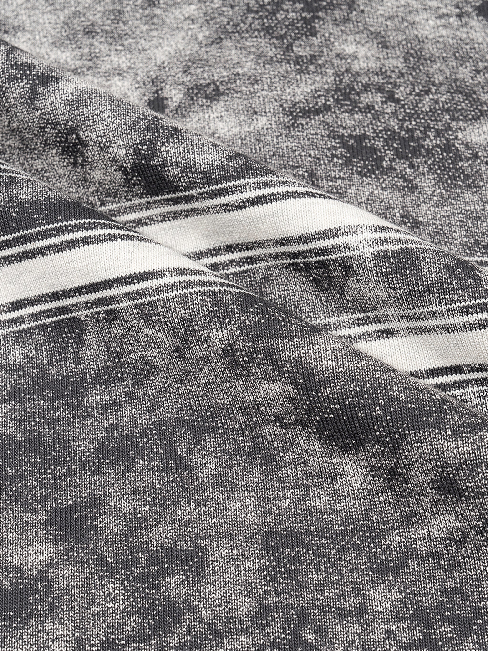 Logo Washed Stripe Boxy Tee