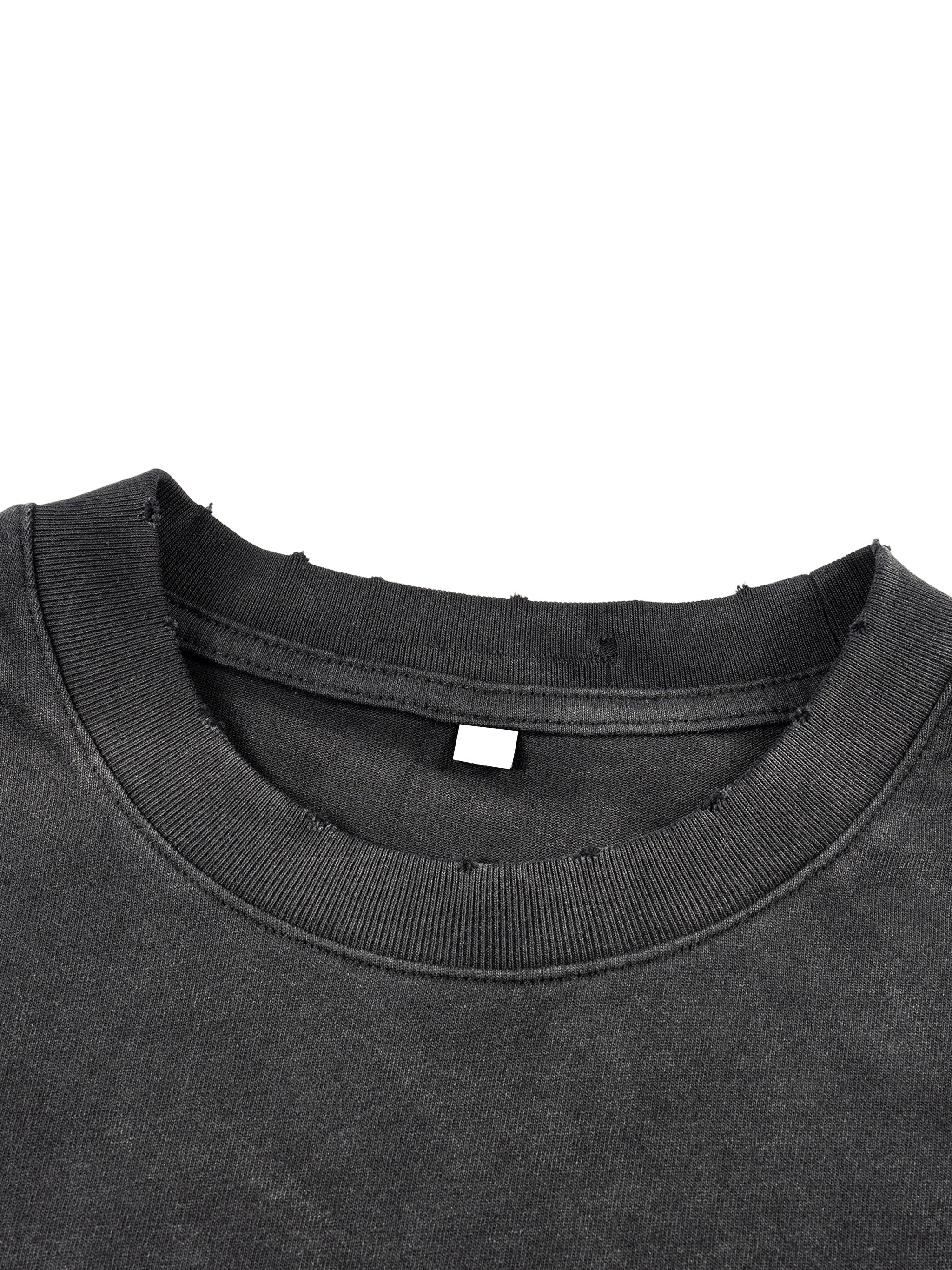 Dragon Sunfade Hand-Frayed Faux Two-Piece Tee