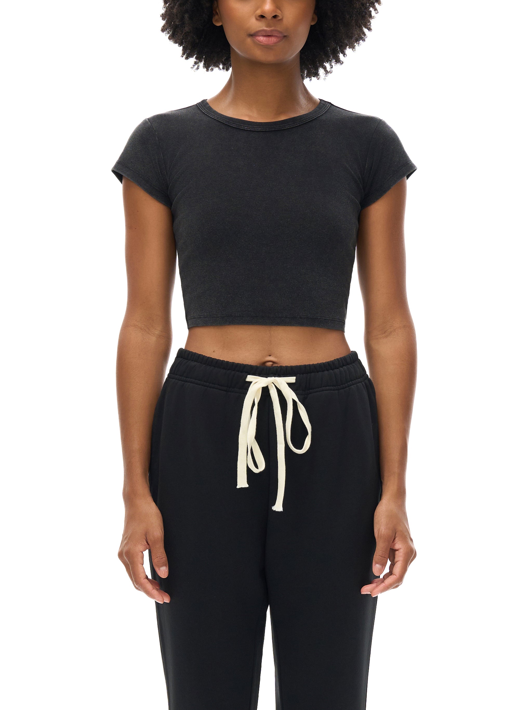 EVERYDAY Snow Washed Crop Top