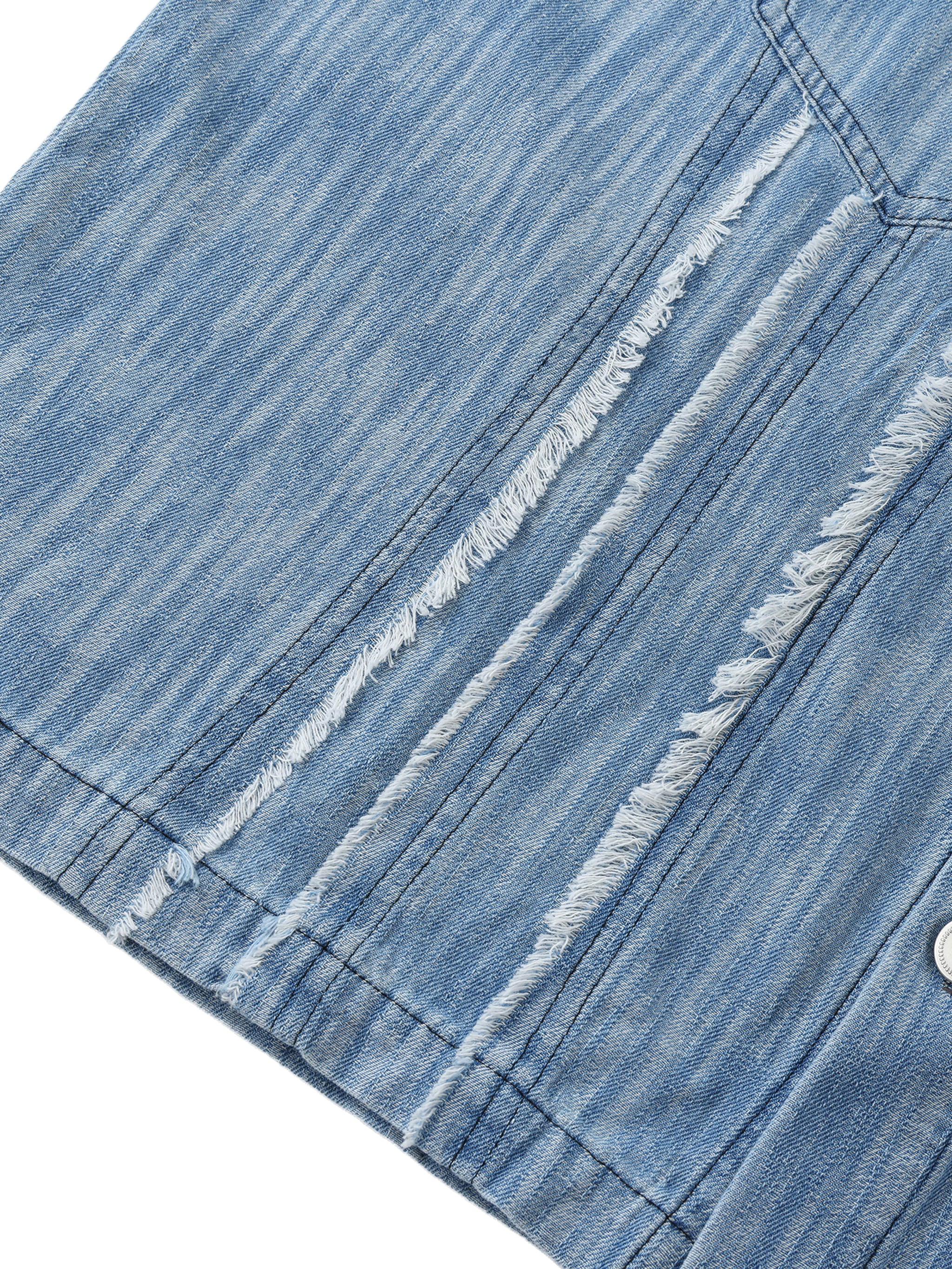 Time Today Distressed Wash Collared Tee