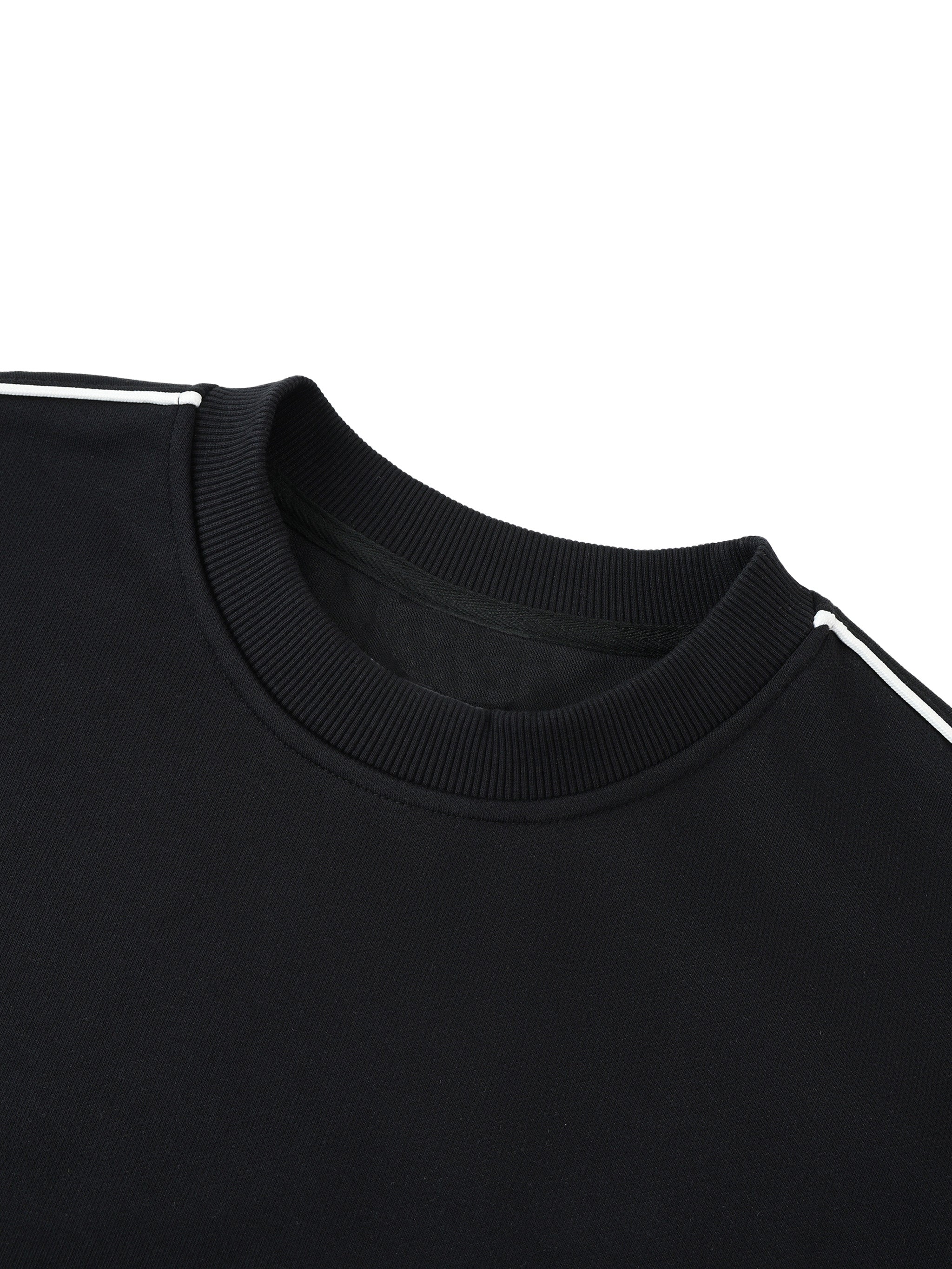 EVERYDAY Oversized Crewneck Taped Sweatshirt