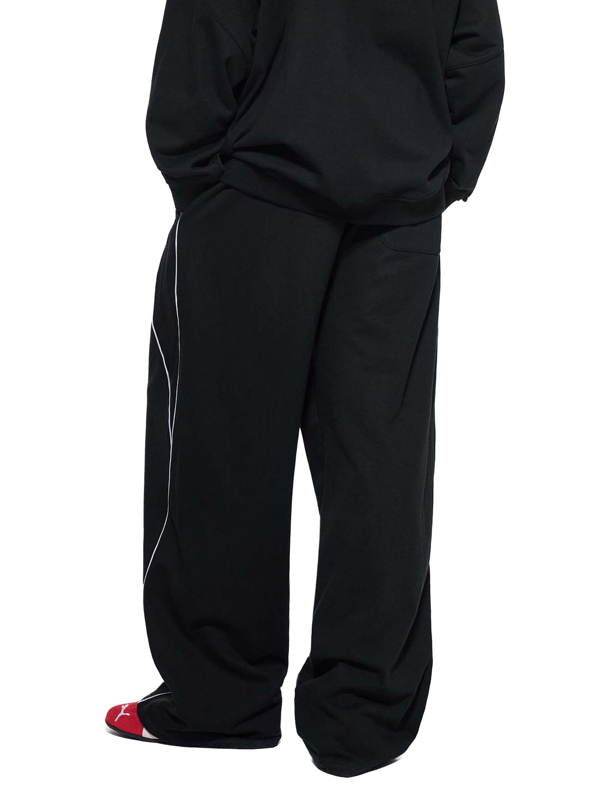 EVERYDAY Reflection Striped Straight-Leg Sweatpants