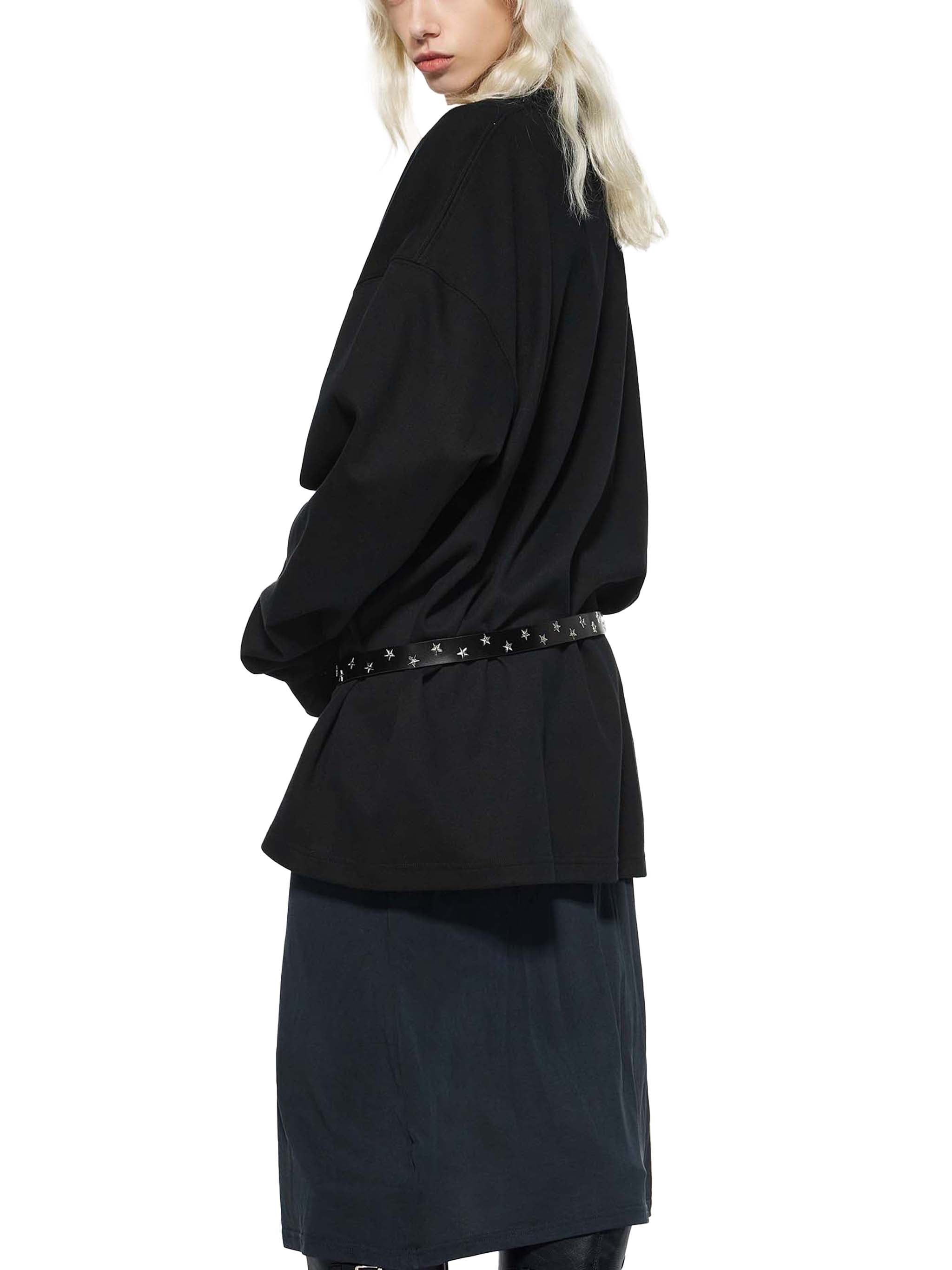 EVERYDAY Knitted Round Neck Oversize Sweatshirt