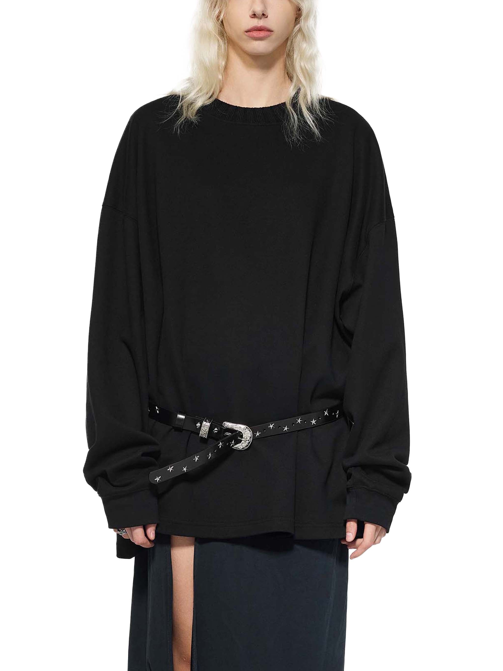 EVERYDAY Knitted Round Neck Oversize Sweatshirt