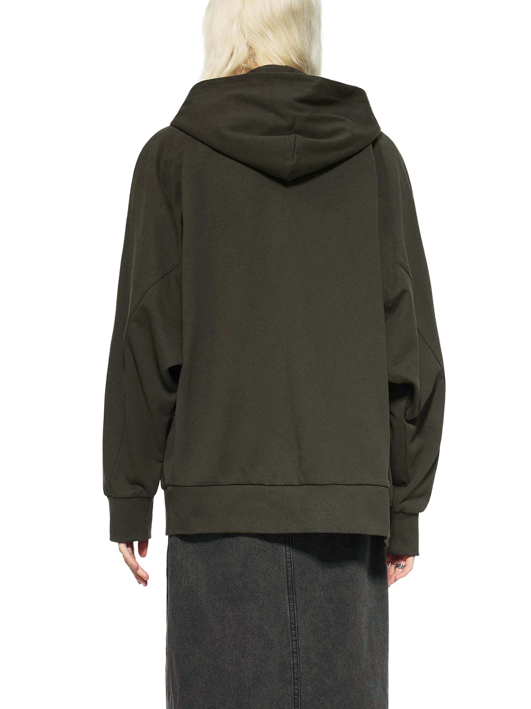 EVERYDAY Dolman Sleeve Zip-Through Fleece  Hoodie
