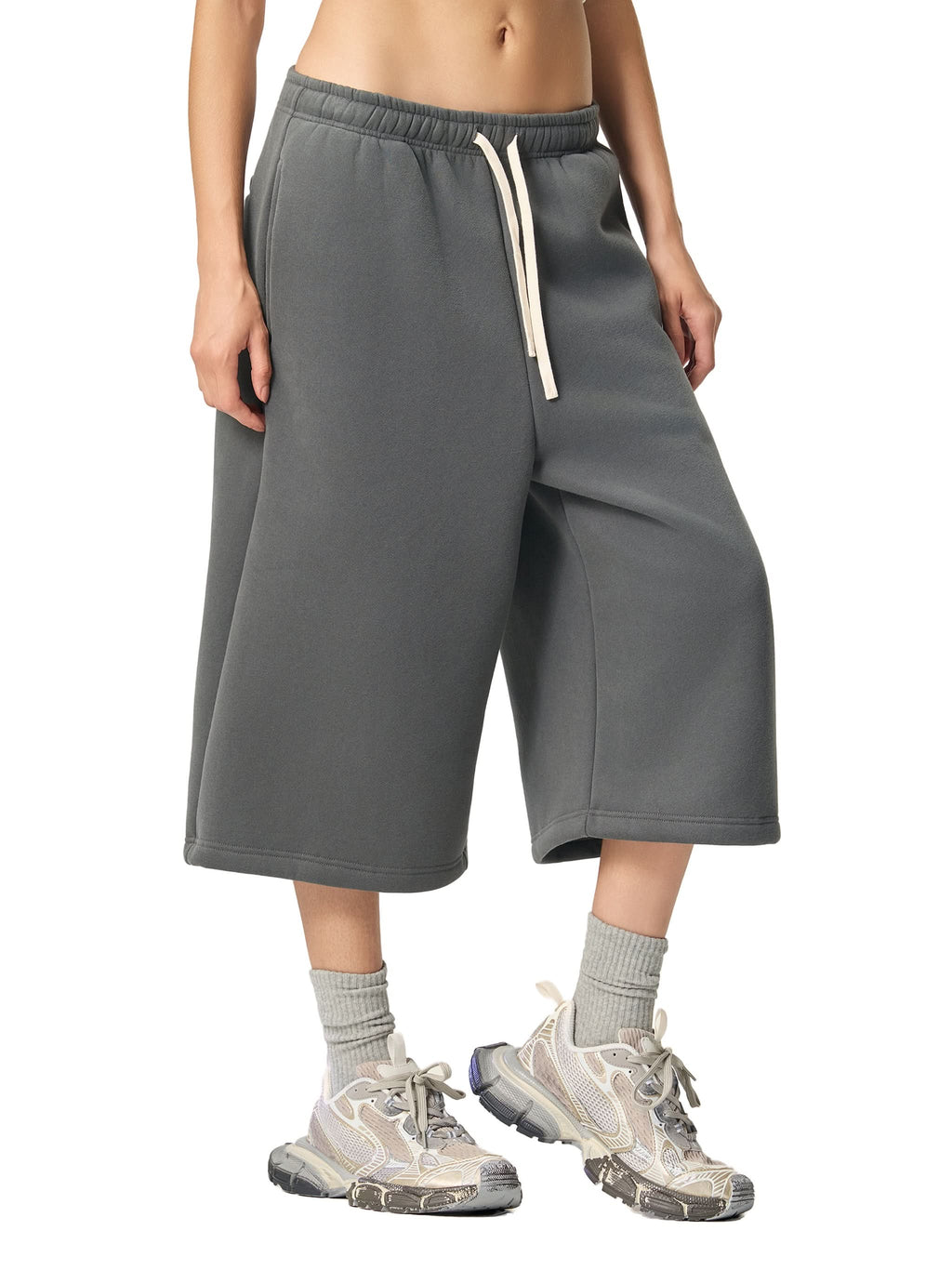 EVERYDAY Relaxed Drawstring 3/4 Sweatpants