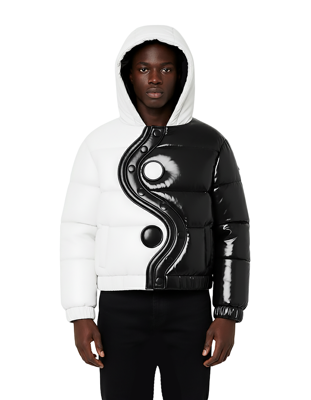 Yin Yang Down Puffer Jacket