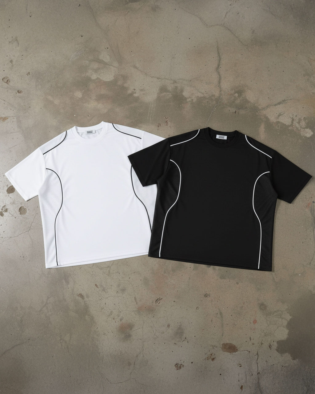 EVERYDAY Contrast Piped Panel T-Shirt