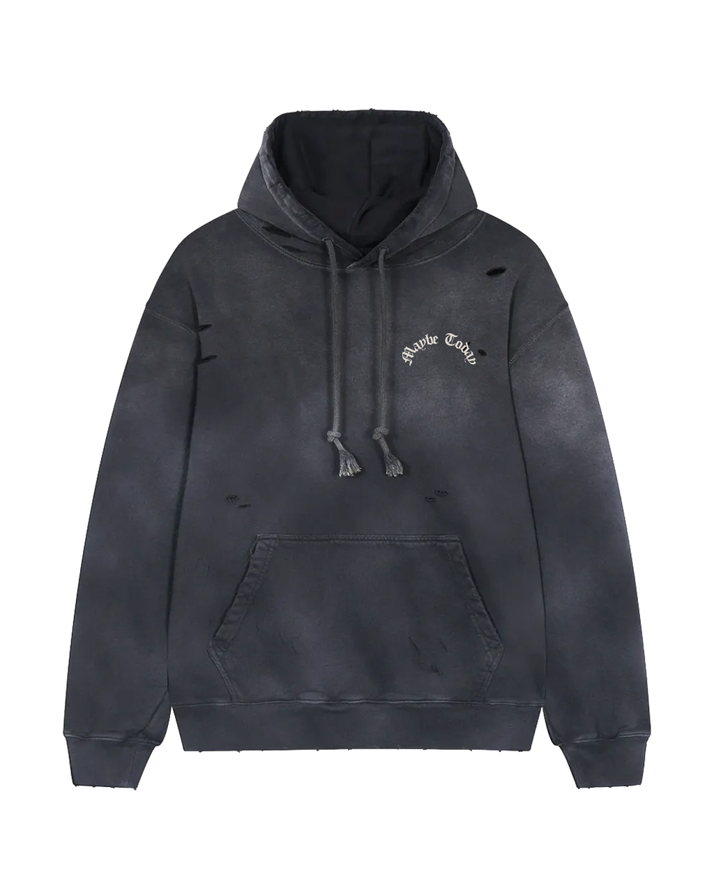 Koi Heavyweight Hand-Frayed Washed Hoodie