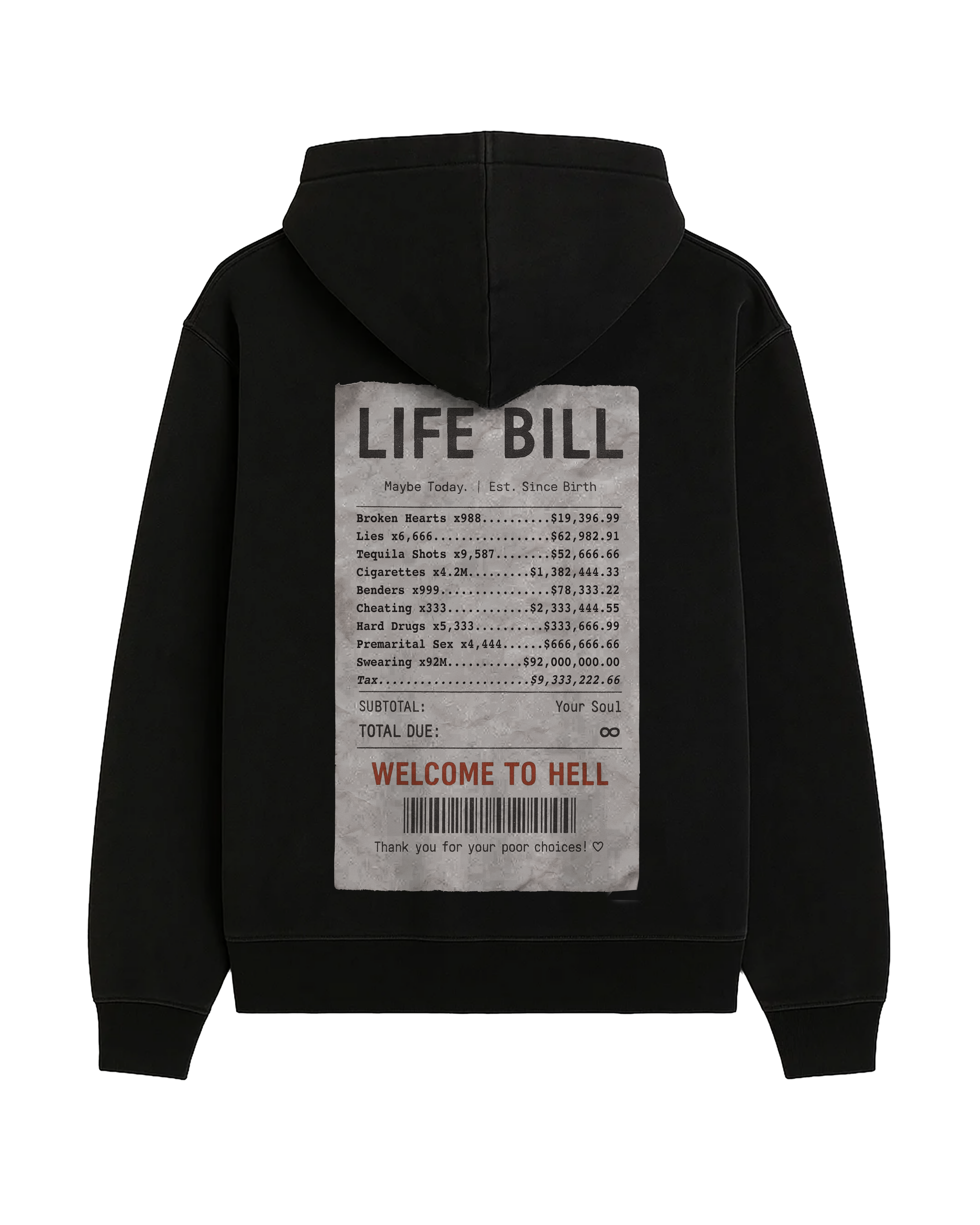 Life Bill Oversize Hoodie