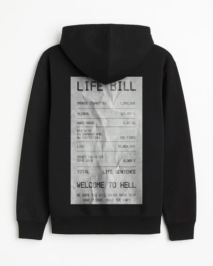 Life Bill Enzyme Washed Hoodie