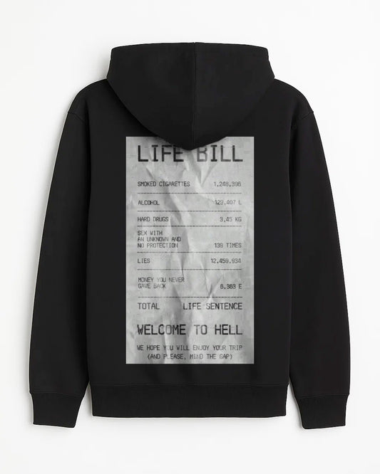 Life Bill Enzyme Washed Hoodie