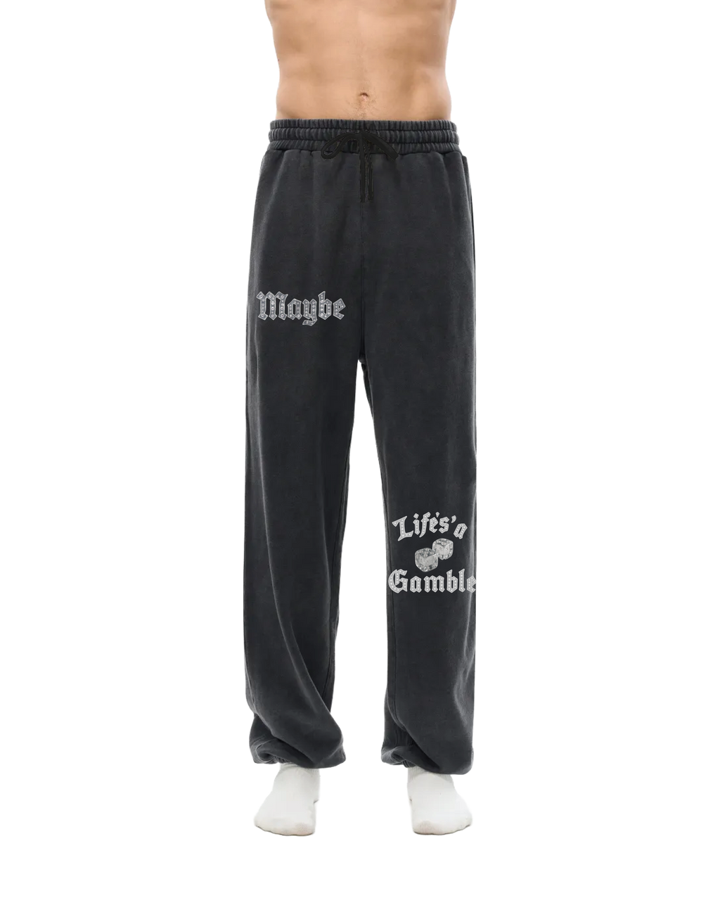 Life's a Gamble Enzyme Washed Sweatpants