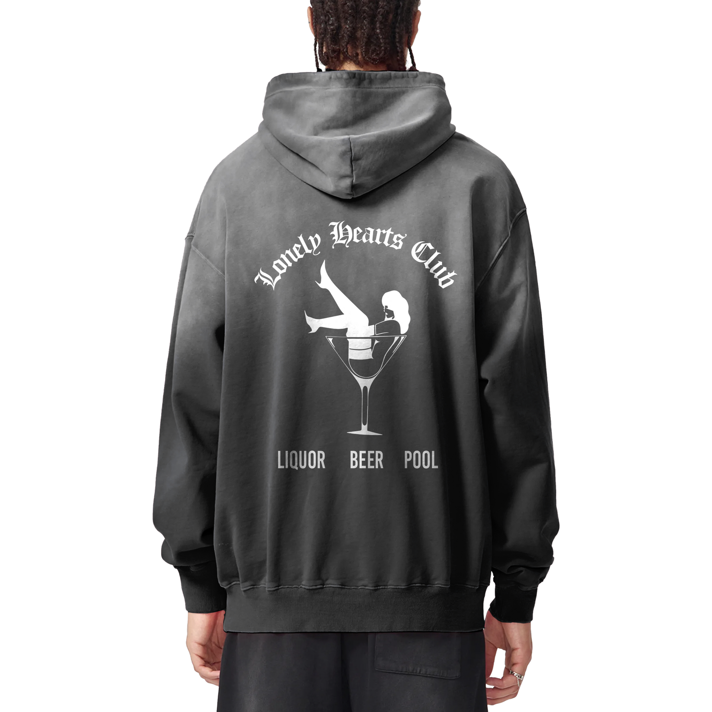 Lonely Hearts Club Handcrafted Drop Shoulder Oversized Hoodie