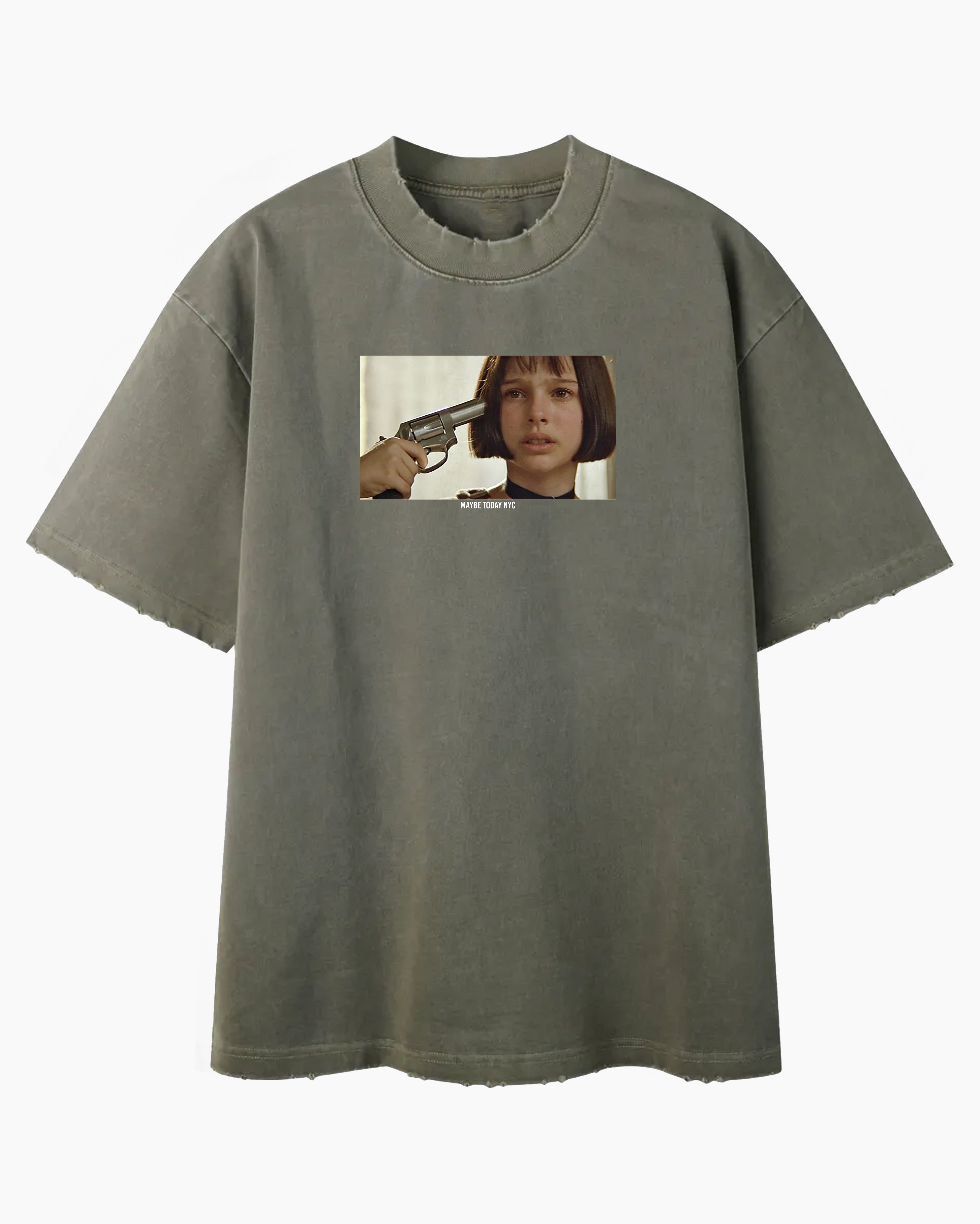 Mathilda Vintage Washed Frayed Tee