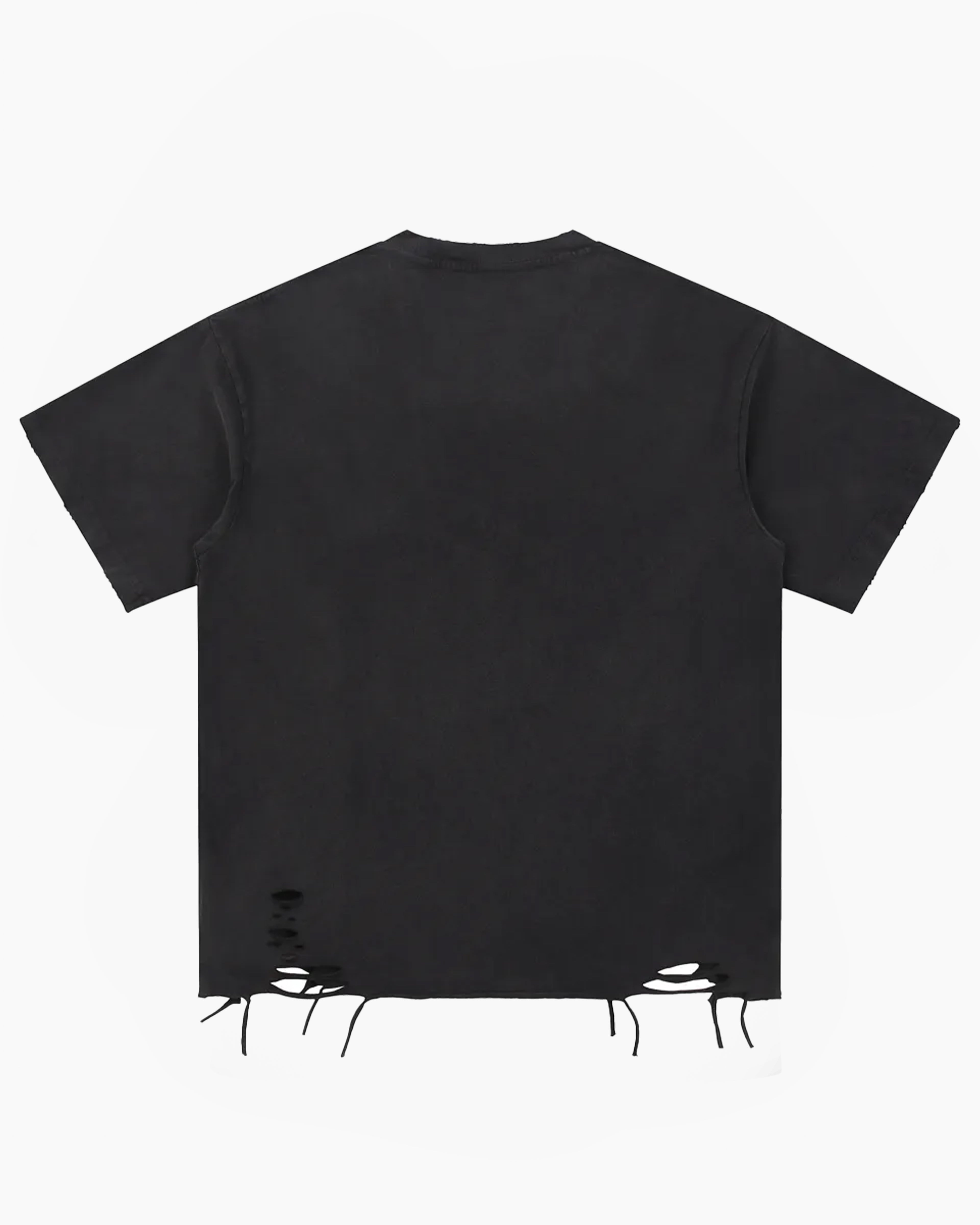 Destroy Snow Washed Raw-Hem Tee