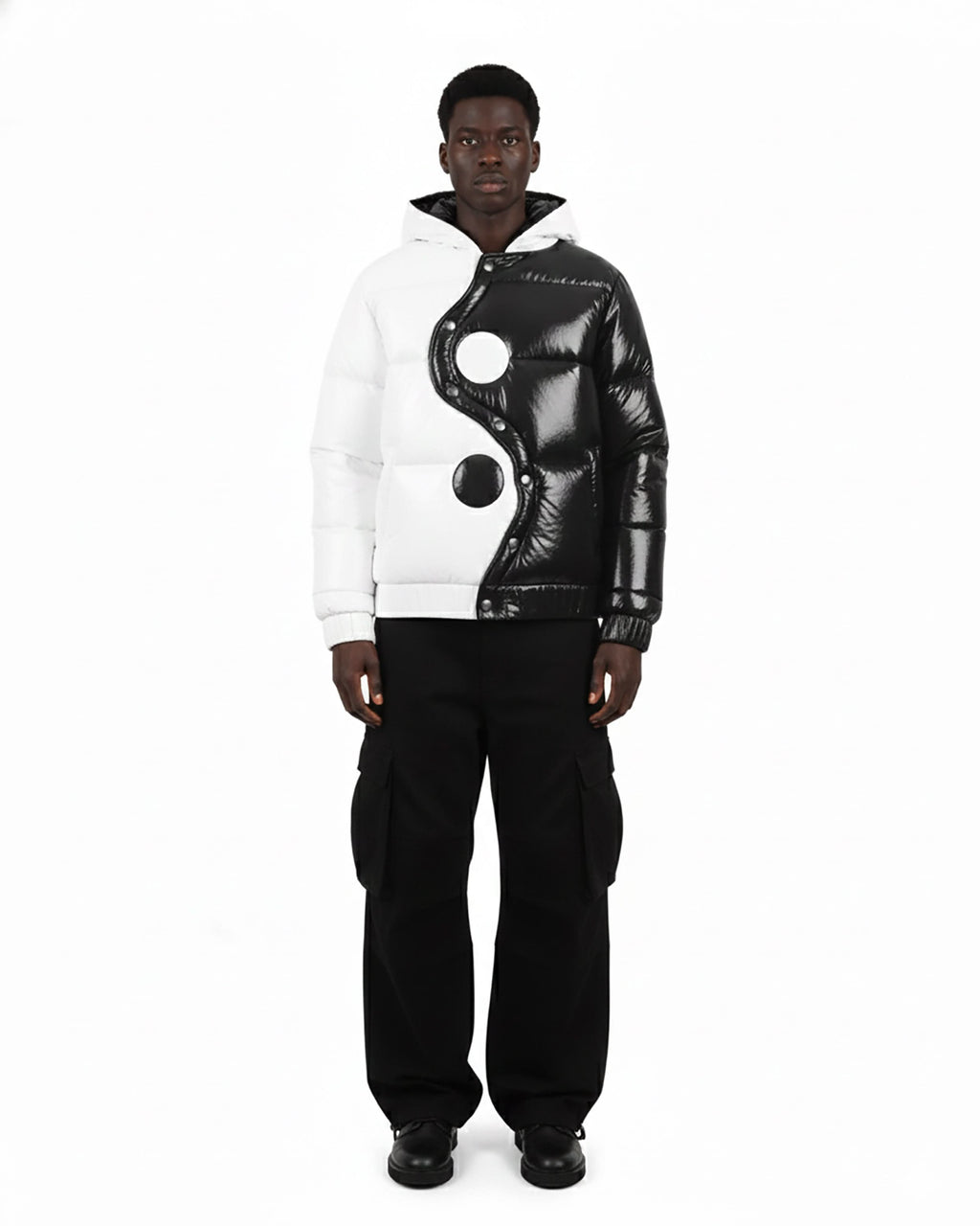 Yin Yang Down Puffer Jacket