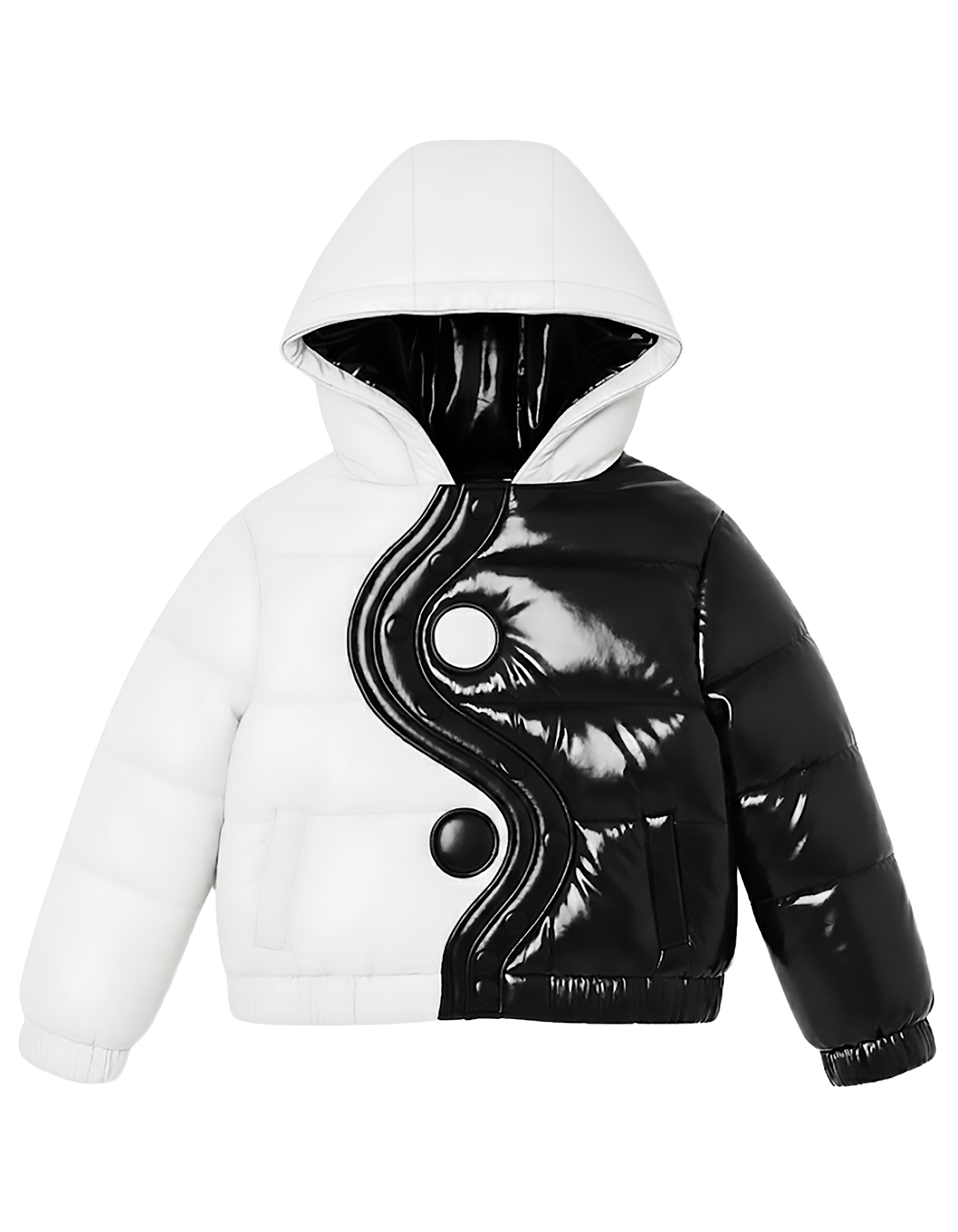 Yin Yang Down Puffer Jacket