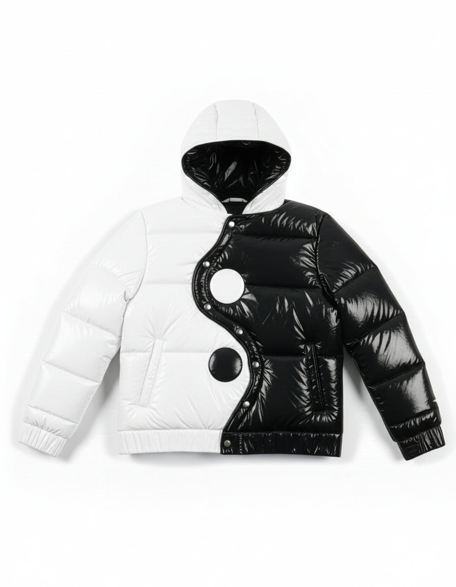 Yin Yang Down Puffer Jacket