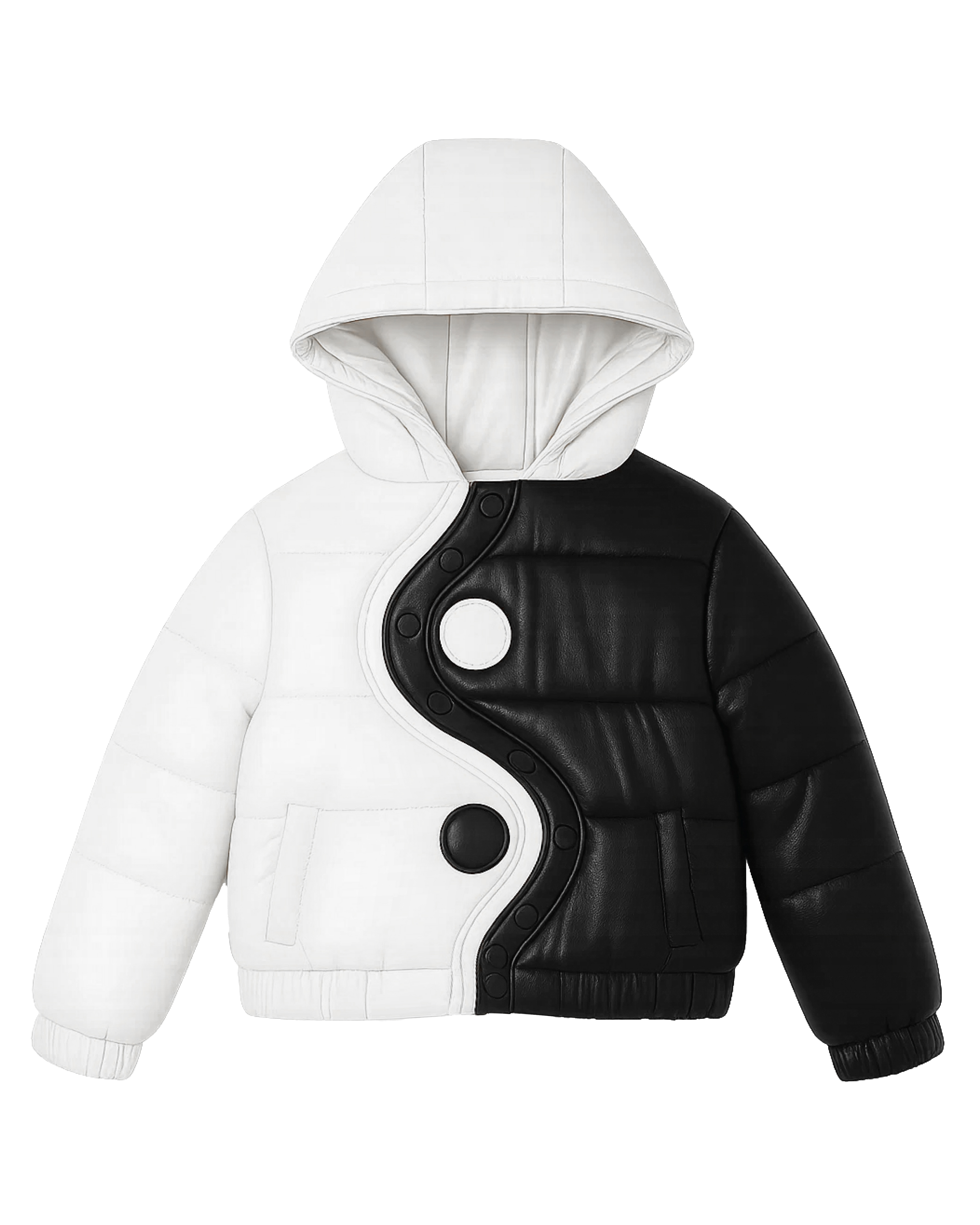 Yin Yang Down Puffer Jacket