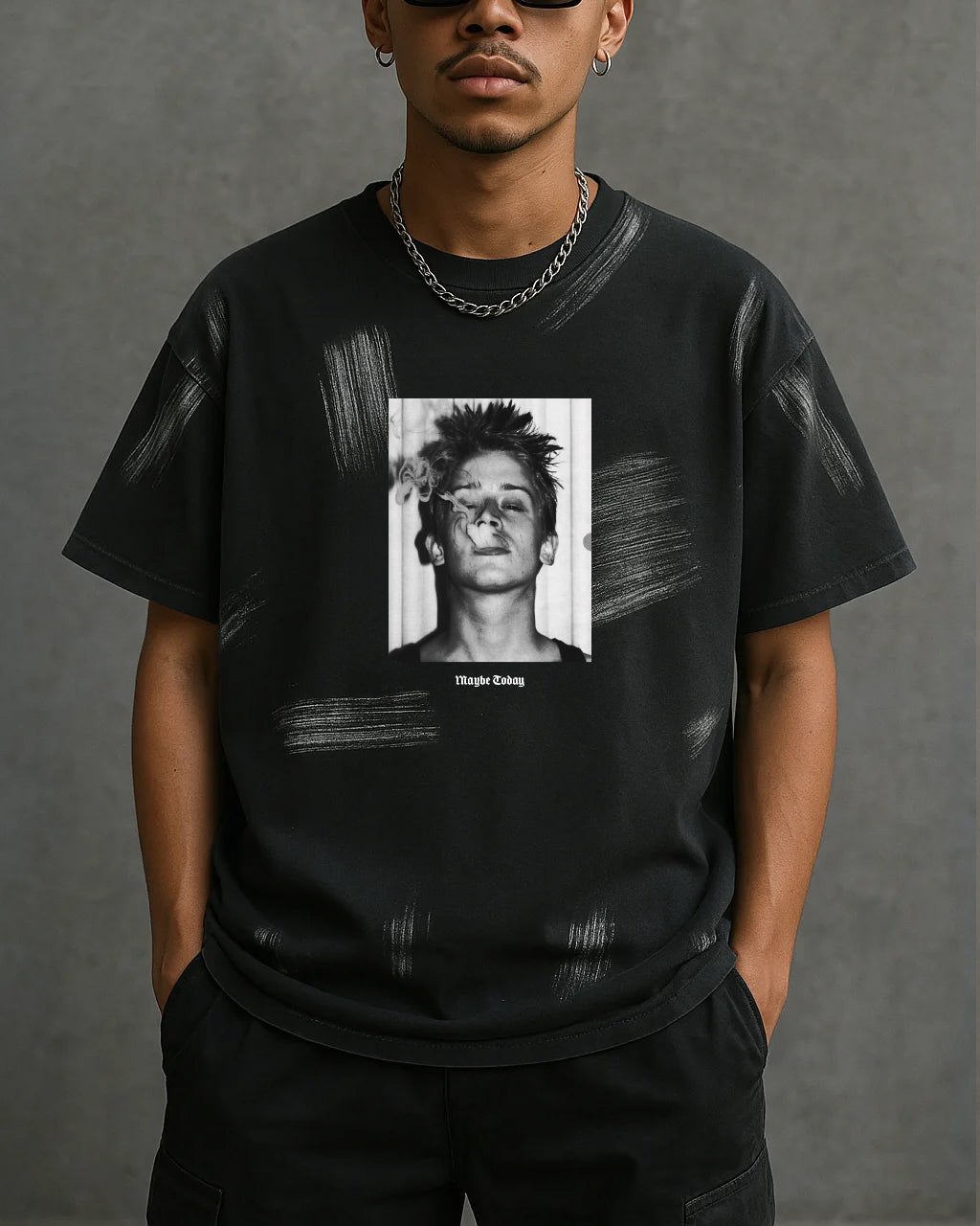 Smoker Hand Brushed Tee