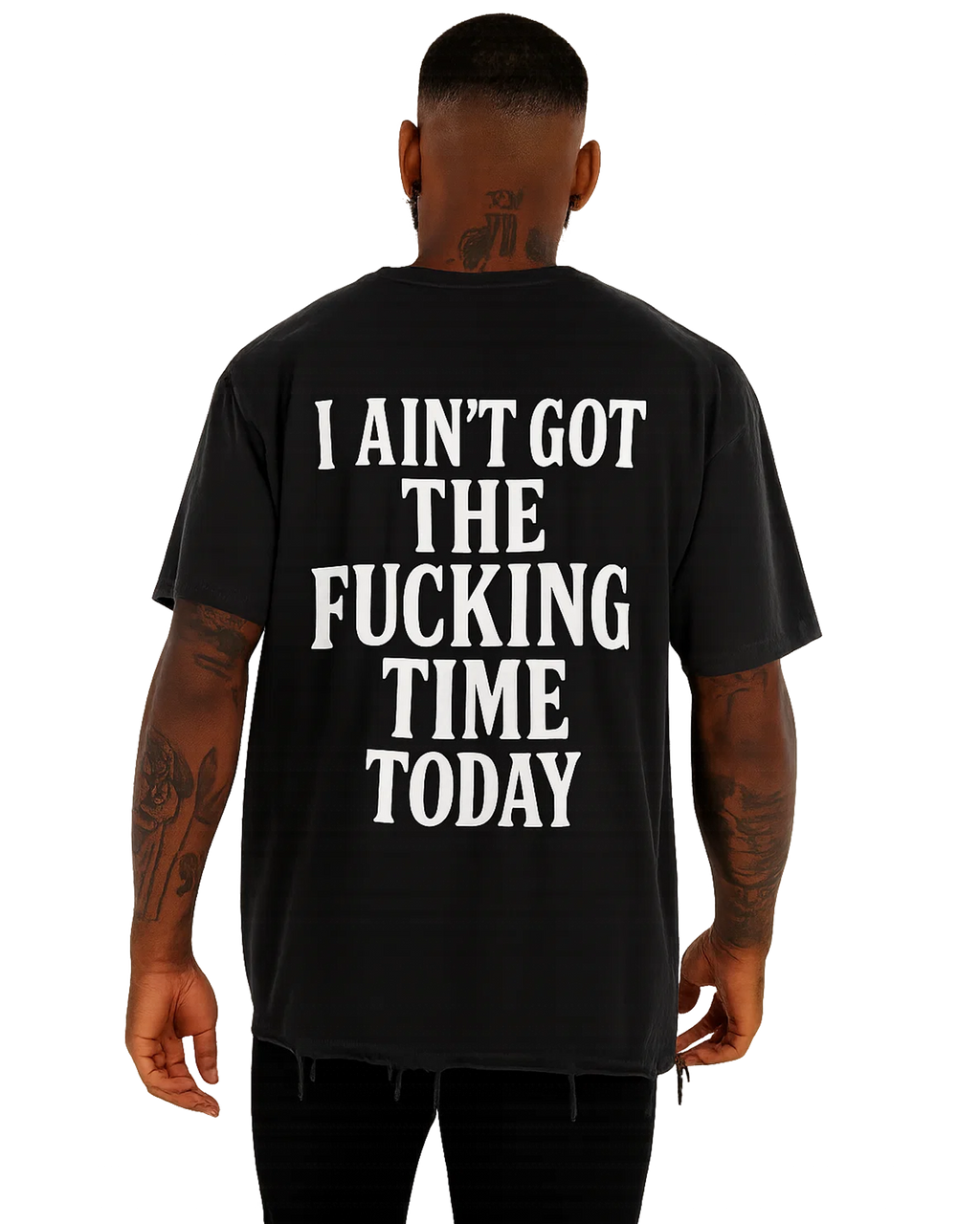 Time Today Raw Edge Tee