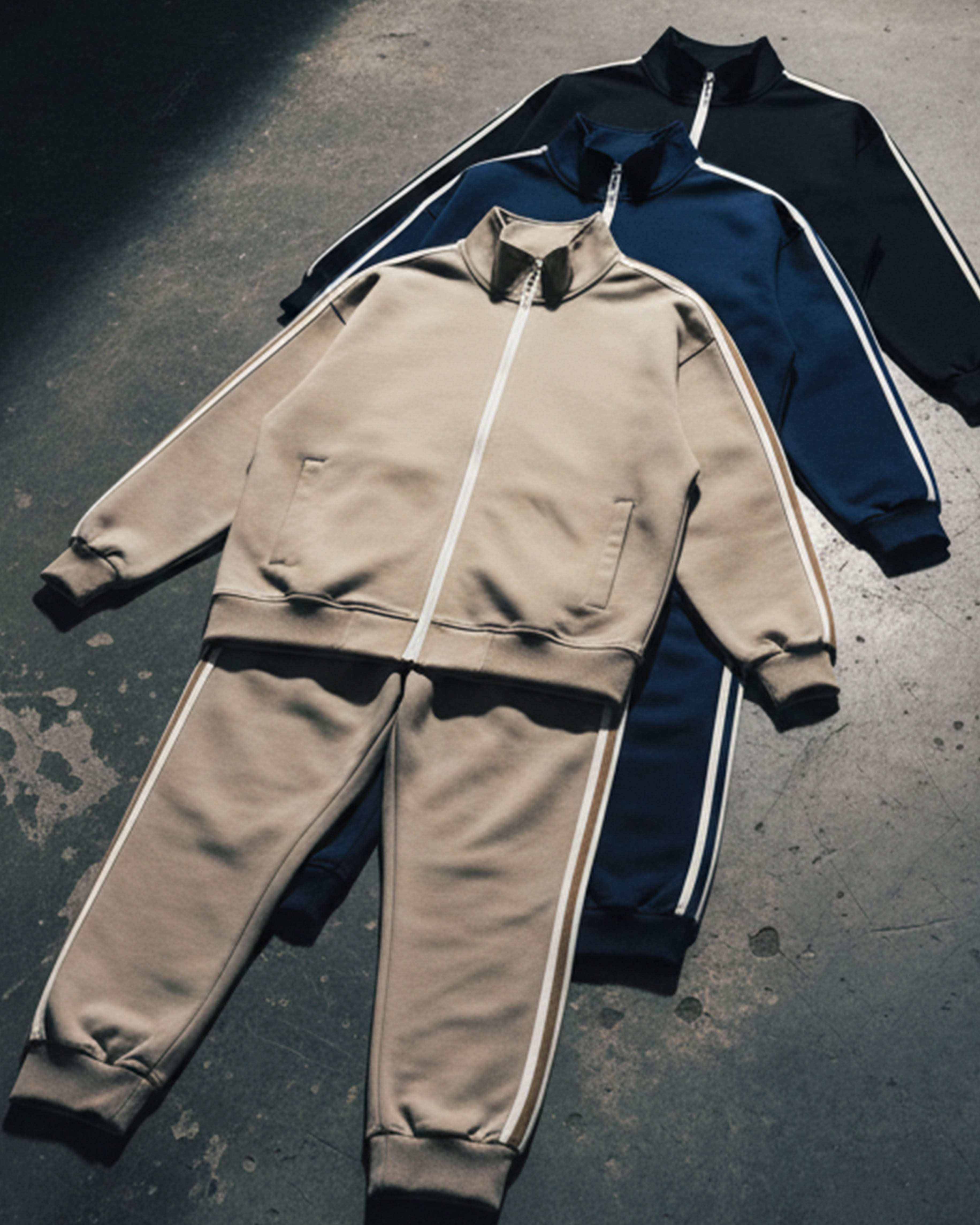 EVERYDAY Contrast Side-Stripe Stand Collar Jacket – Maybe Today NYC