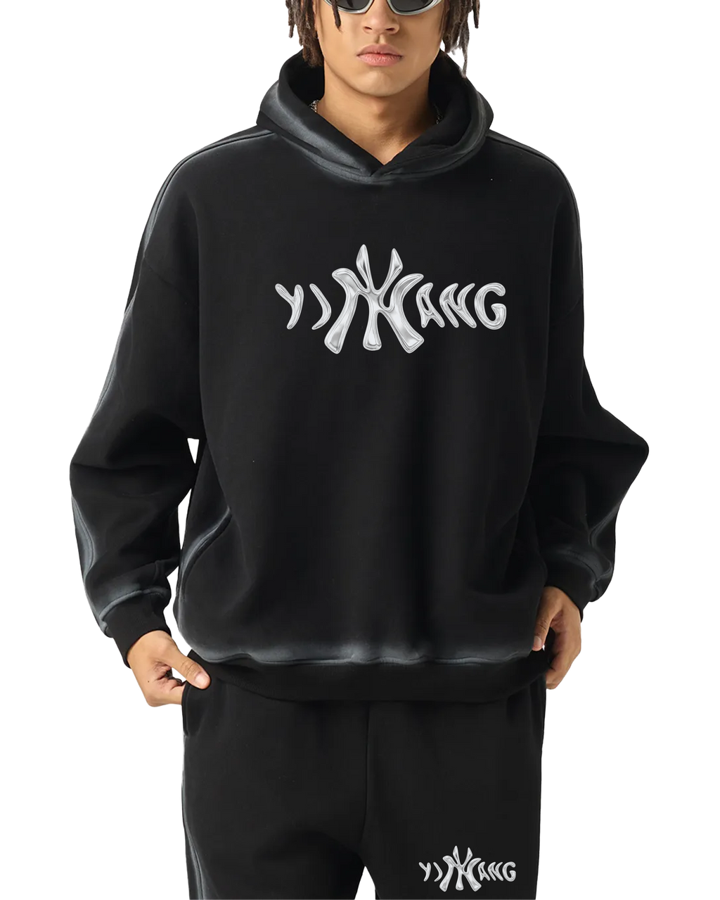 yiNYang Sunfaded Edge Fleece Hoodie