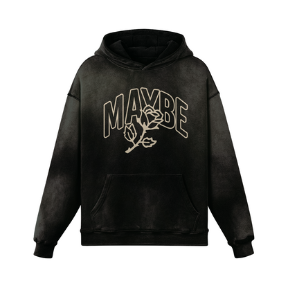 Cream Rose Super Heavyweight Sun Faded Hoodie