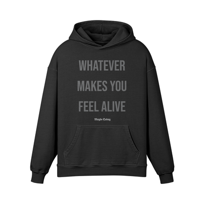 Alive Super Heavyweight Oversized Retro Hoodie